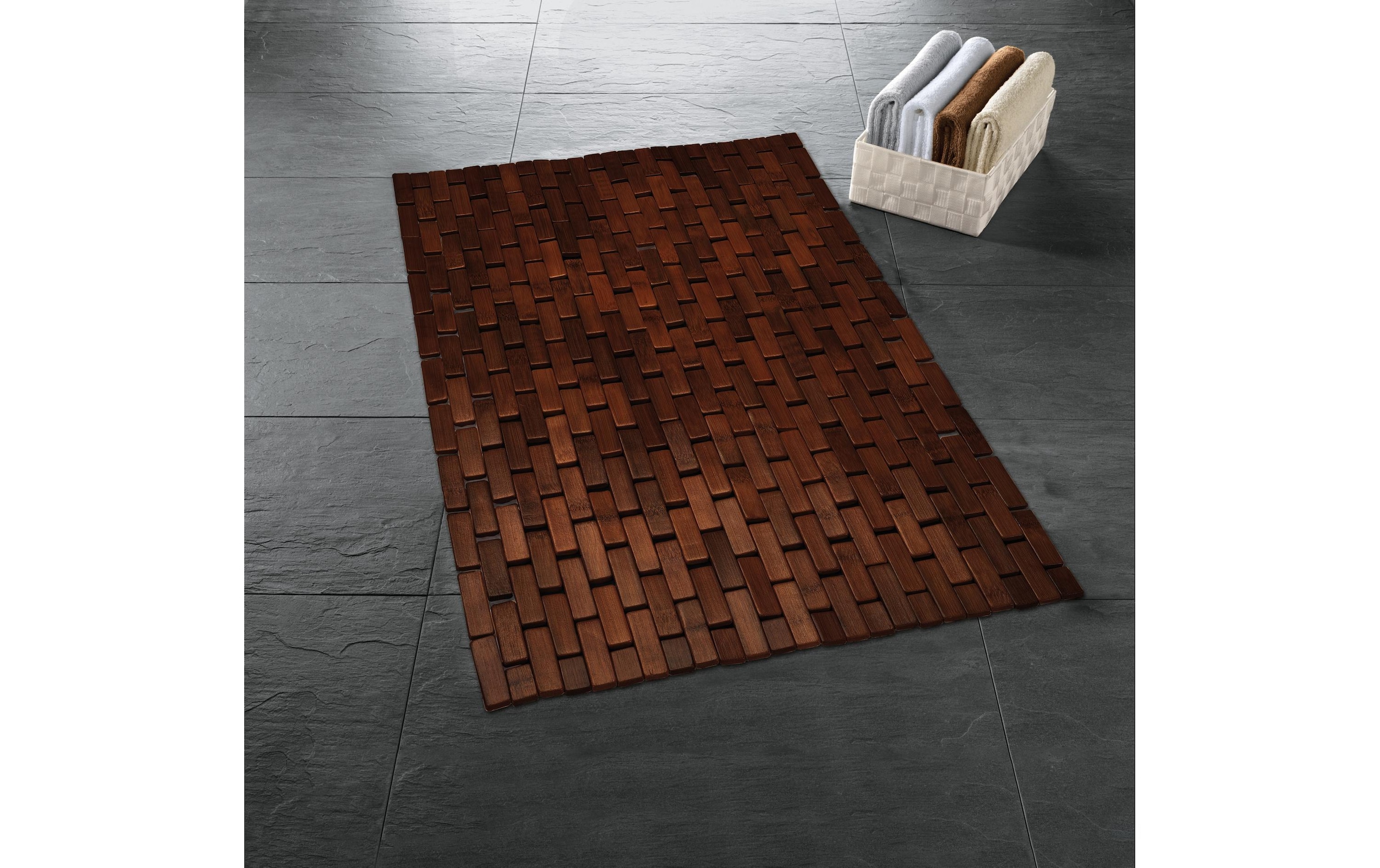 Kleine Wolke Badematte »Holzmatte Palito«