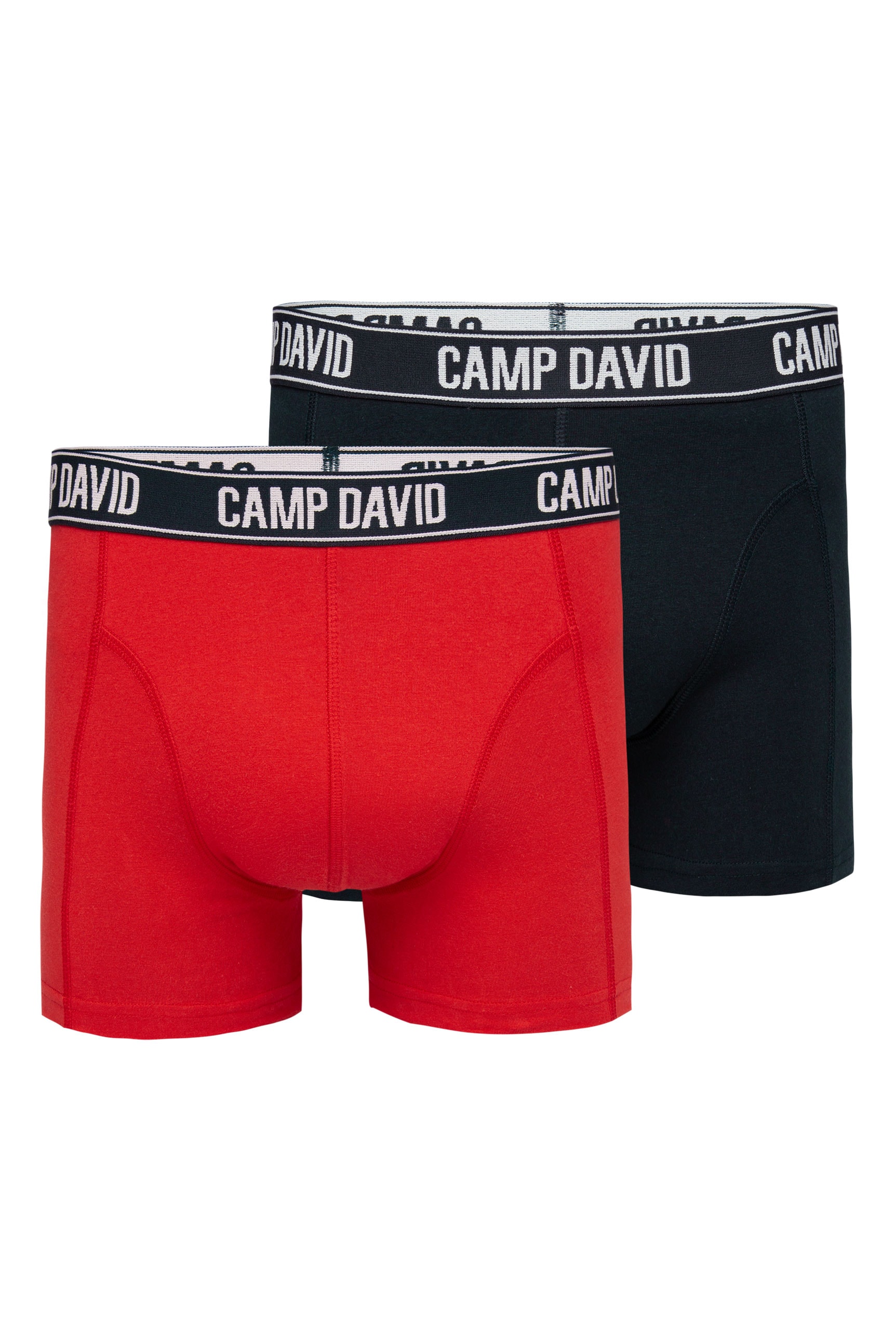 Image of CAMP DAVID Boxershorts Packung, 2 Stk. im 2er- Pack mit Logobund
