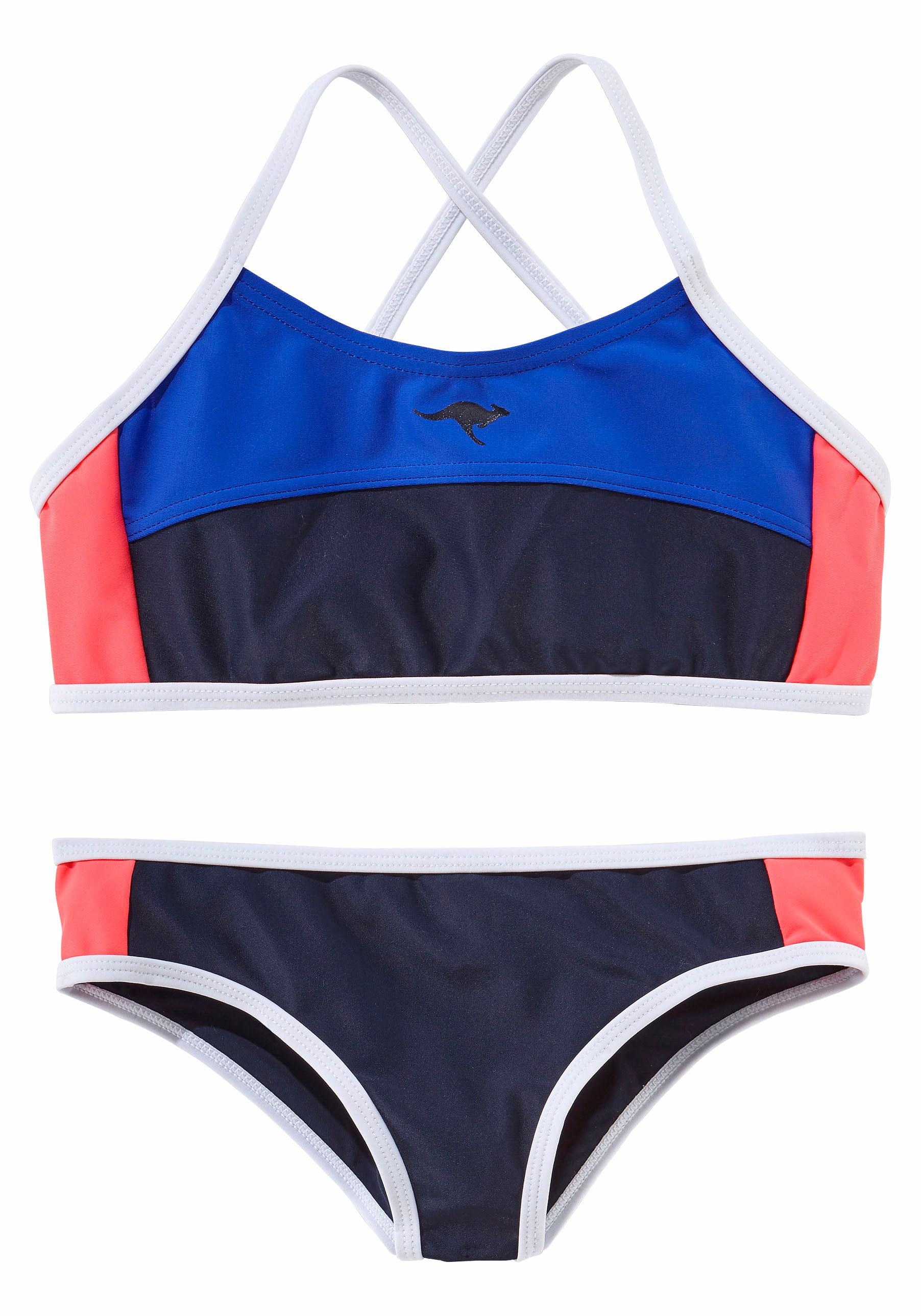 KangaROOS Bustier-Bikini, im sportlichen Look