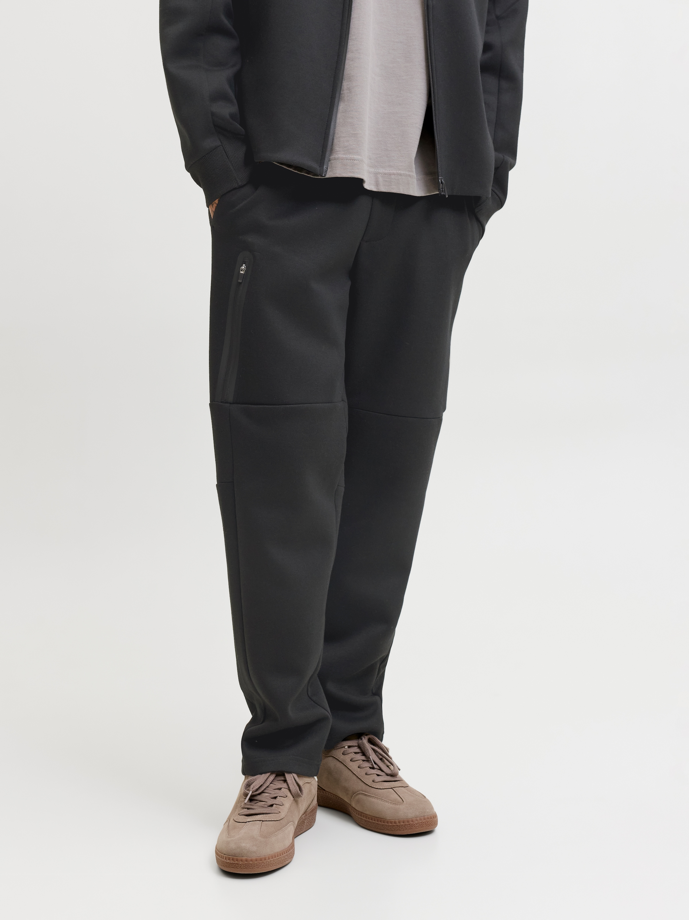 Jack & Jones Sweathose »JPSTGORDON FUSION UNC SWEAT PANTS SN«  Materialmix, regular fit