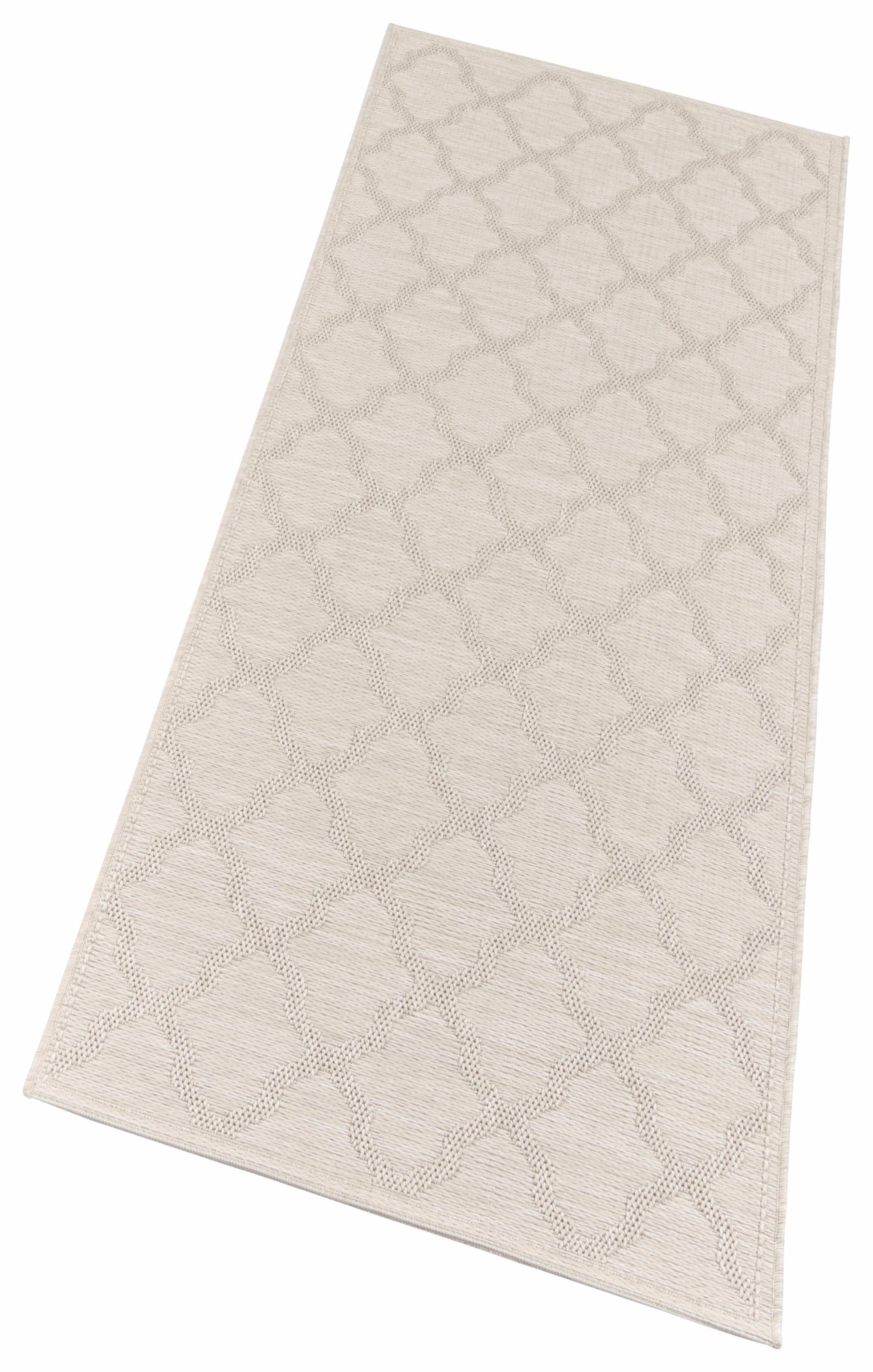 Image of freundin Home Collection Läufer »Heaven«, rechteckig, 4 mm Höhe, Flachgewebe In und Outdoor geeignet, Makramee Look, Balkon, Terrasse, Garten, Wohnzimmer, Robust, Pflegeleicht bei Ackermann Versand Schweiz