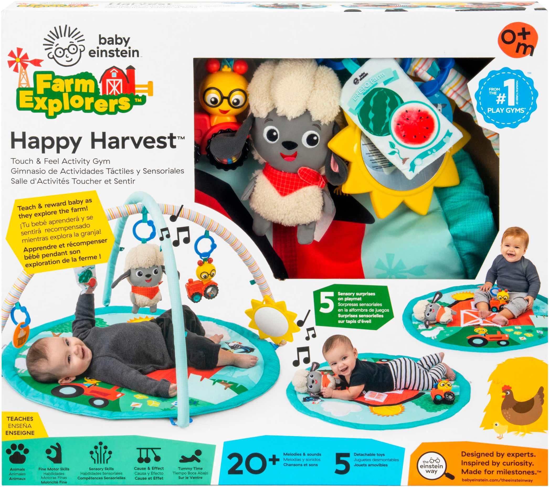 Baby Einstein Arche de jeu »Happy Harvest Touch & Feel Activity Gym« mit Soundeffekt