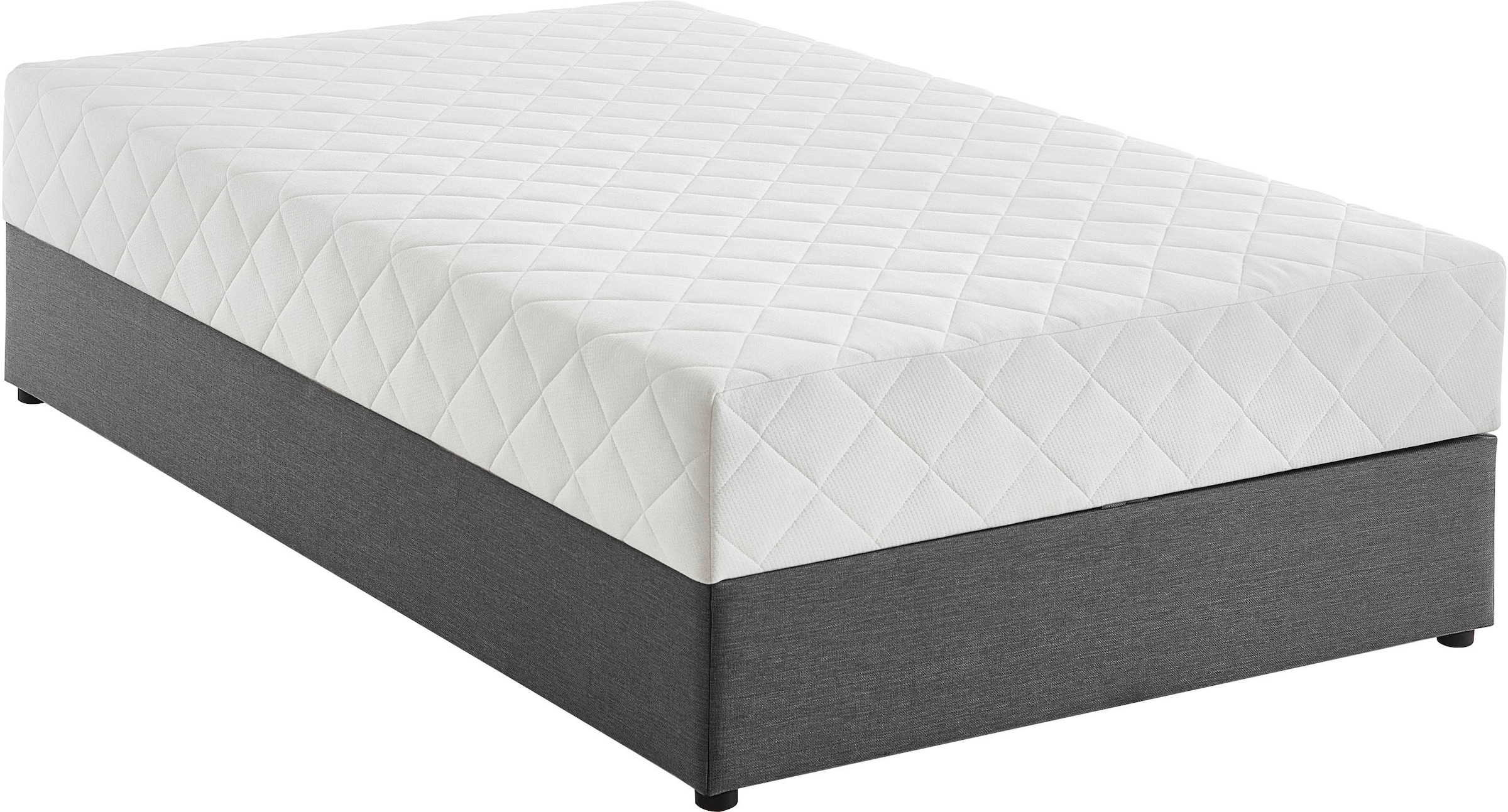 ATLANTIC home collection Boxbett »BELINA« mit Taschenfederkernmatratze und geräumigem Bettkasten