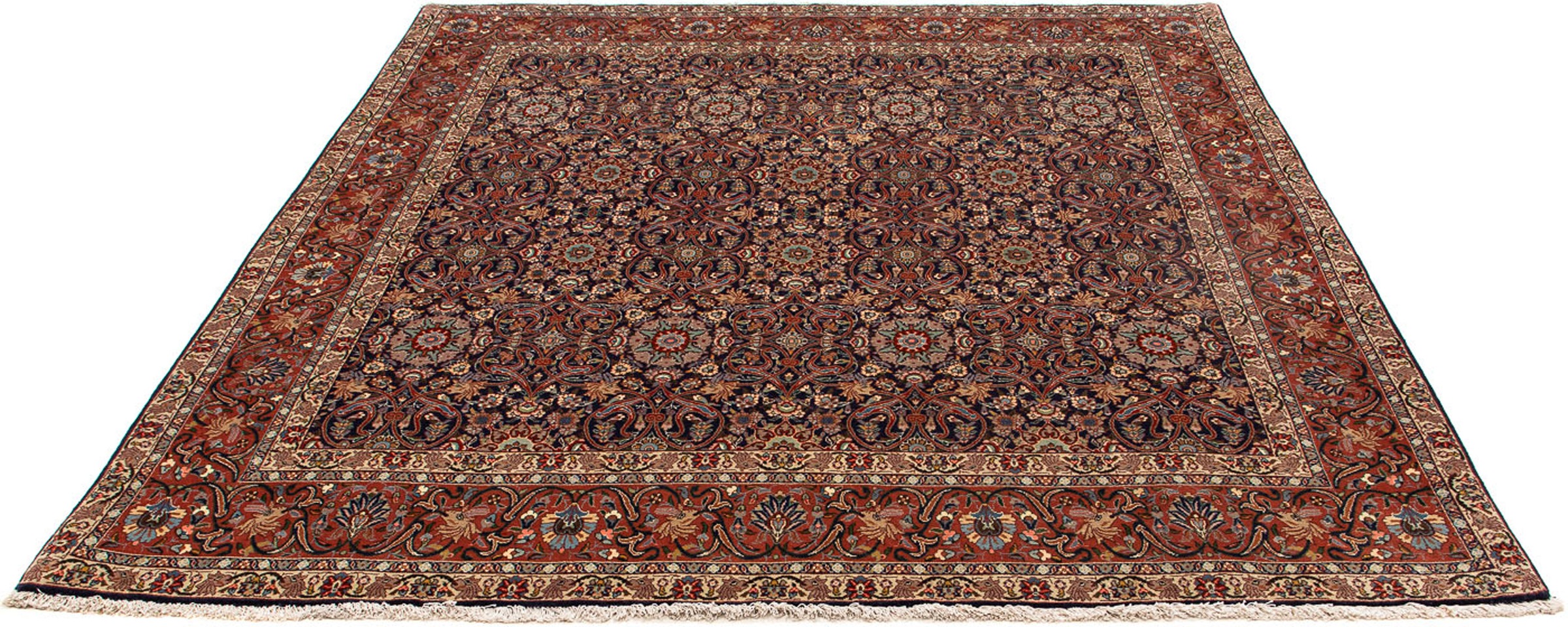 Image of morgenland Orientteppich »Perser - Bidjar quadratisch - 205 x 200 cm - braun«, quadratisch, 15 mm Höhe, Wohnzimmer, Handgeknüpft, Einzelstück mit Zertifikat bei Ackermann Versand Schweiz