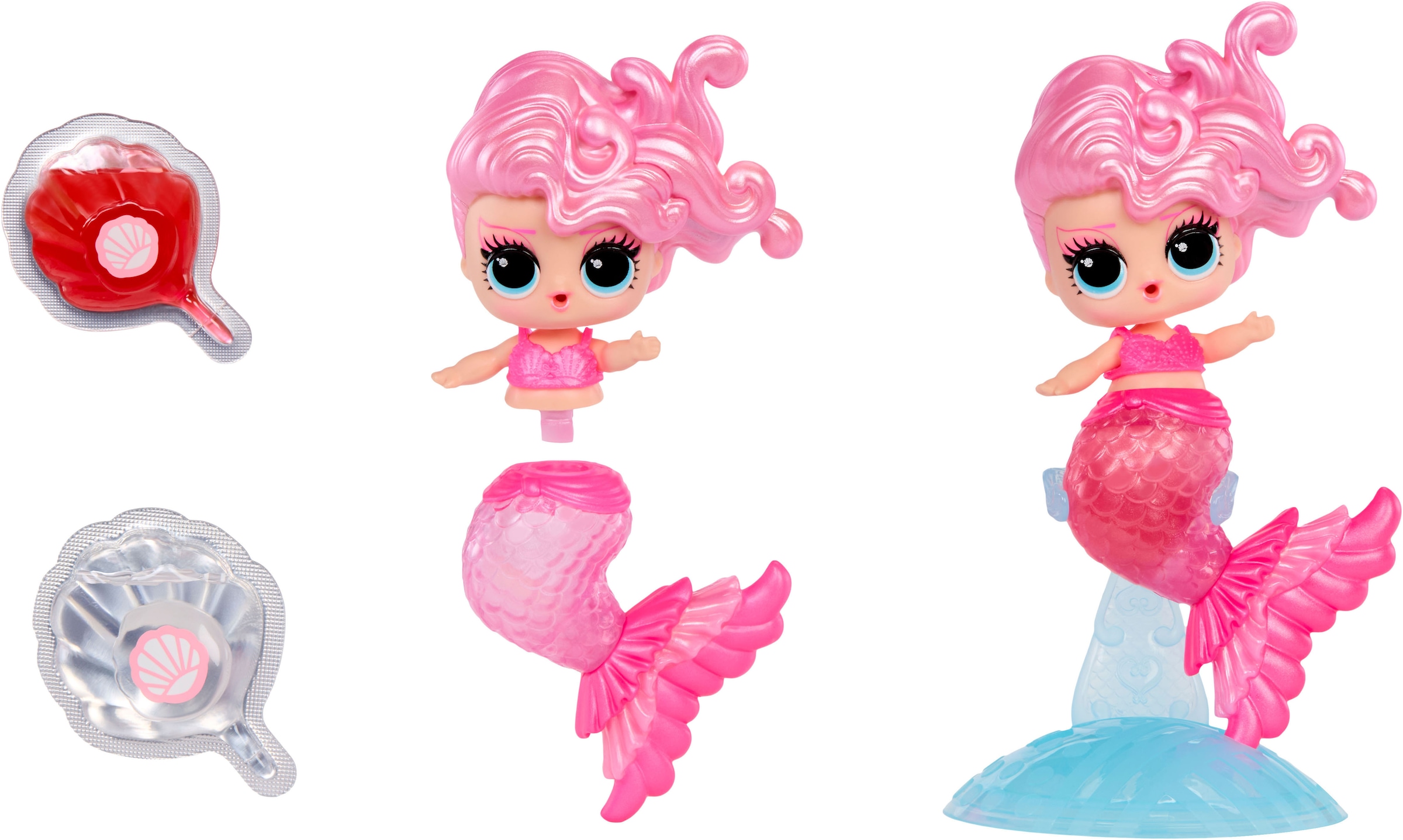 L.O.L. SURPRISE! Anziehpuppe »L.O.L. Surprise Mermaids! Makeover Magic Tots« Sortierte Lieferung - Abbildungen dienen als Beispiele!