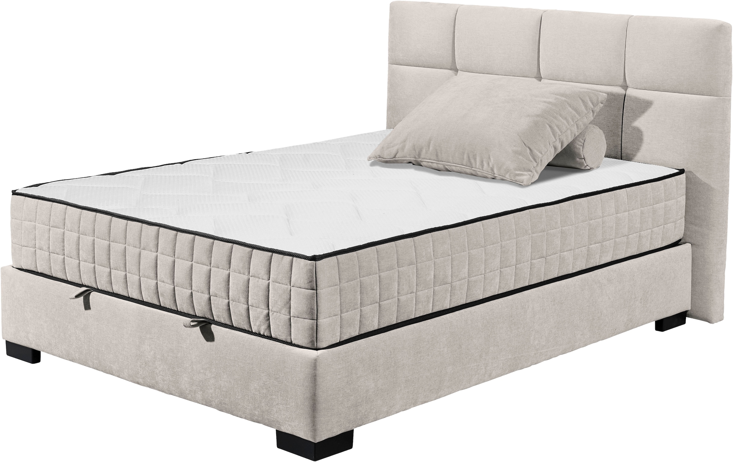 ED EXCITING DESIGN Boxbett »Nagol« mit Bettkasten, mit Wendematratze, erhältlich in verschiedenen Breiten