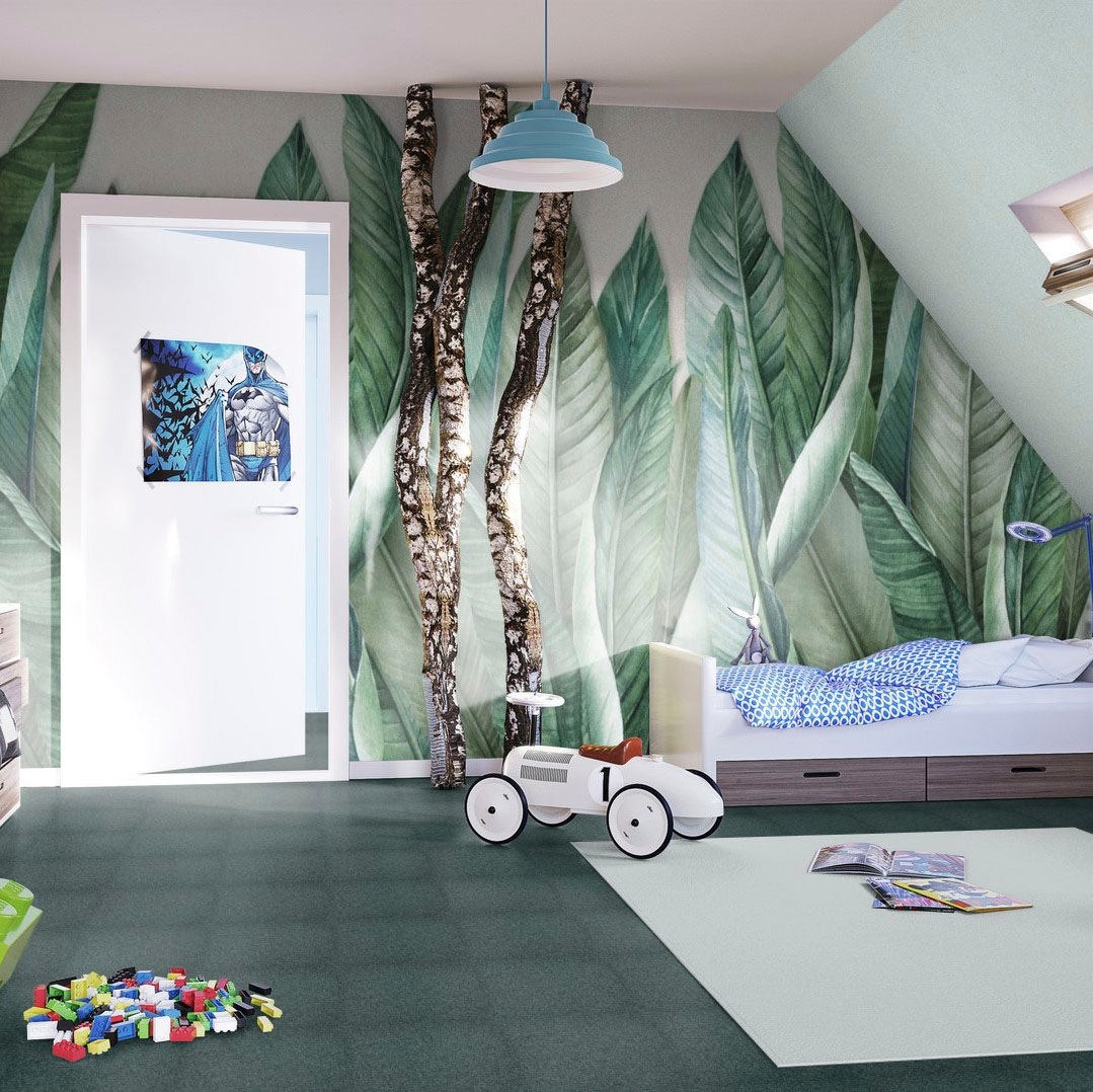 Bodenmeister Teppichboden »Jupiter, Velours - meliert, Made in Belgium«, rechteckig, 7,5 mm Höhe, Wohnzimmer, Schlafzimmer, Kinderzimmer, Breite 400/500 cm