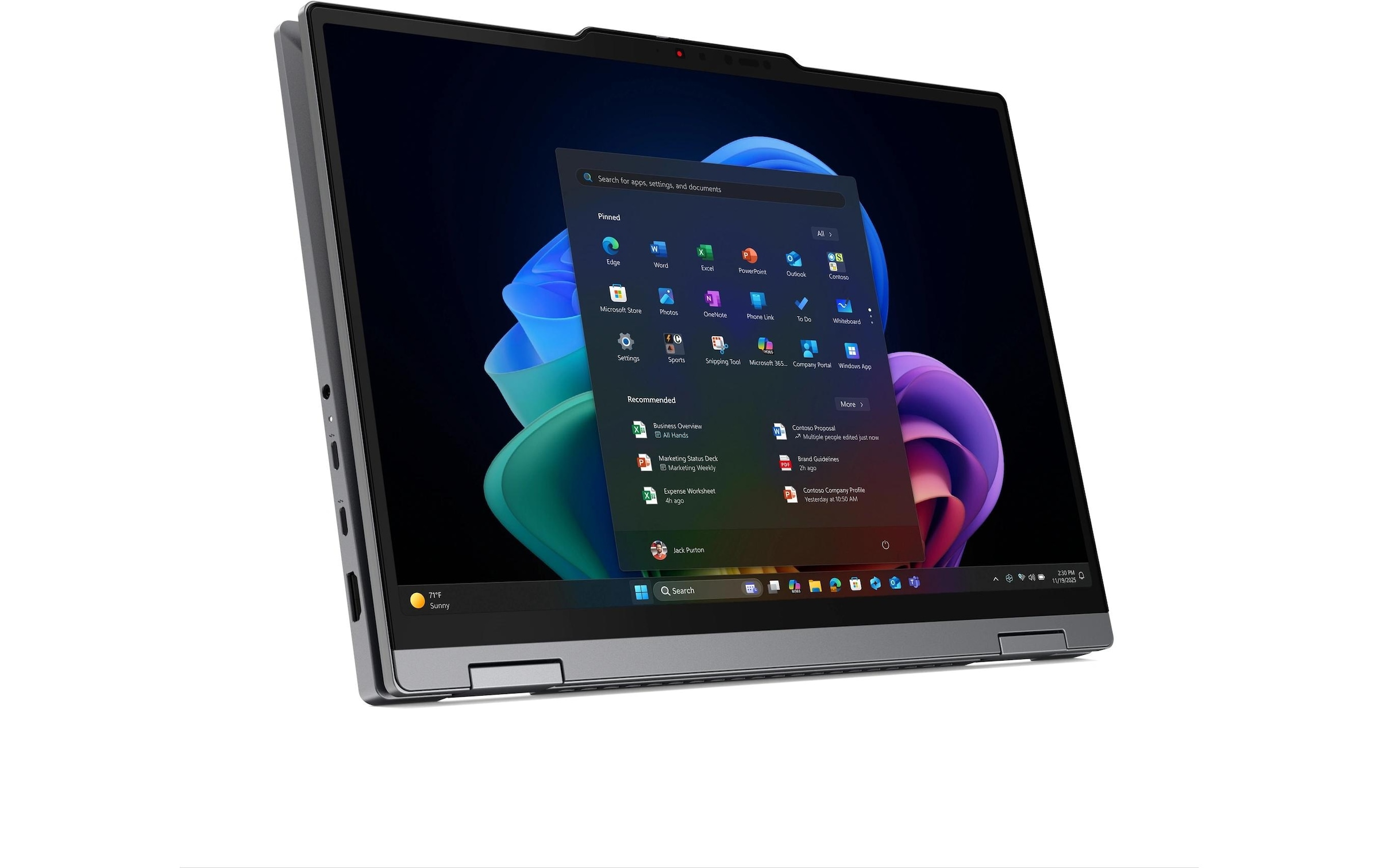 Lenovo Business-Notebook »ThinkPad X1 2-in-1 Gen 11 Aura Edition Copilot+ PC« / 14 ″ Intel Core Ultra 5 Integrierte NPU (Neural Processing Unit)