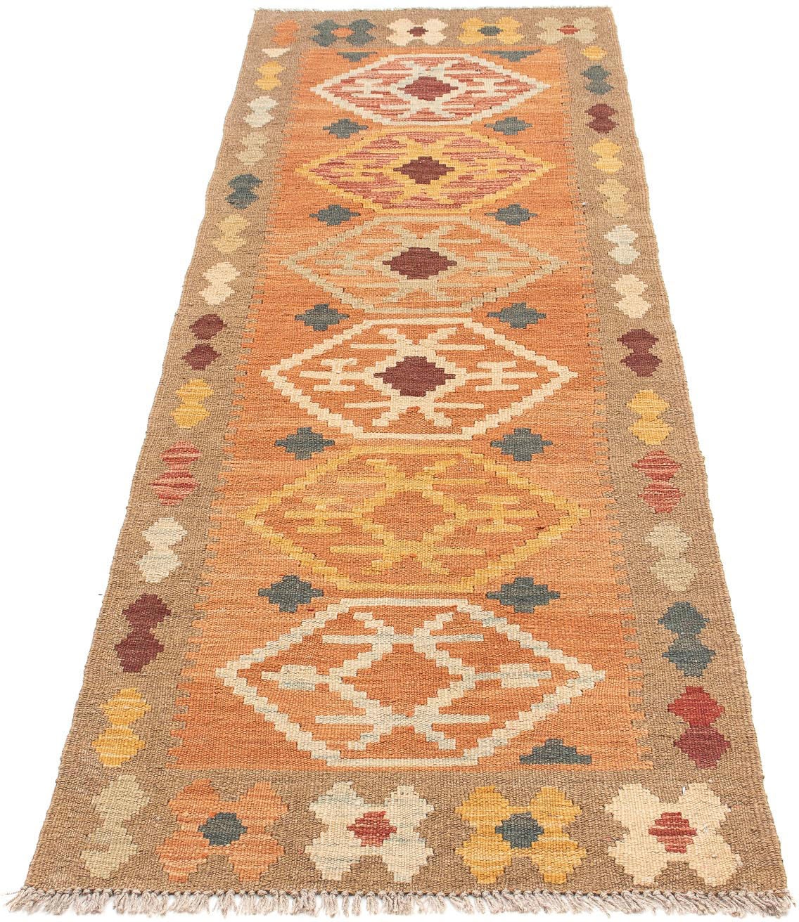 Image of morgenland Läufer »Kelim Maimene Durchgemustert 210 x 69 cm«, rechteckig, 0,5 mm Höhe, Wendeteppich bei Ackermann Versand Schweiz