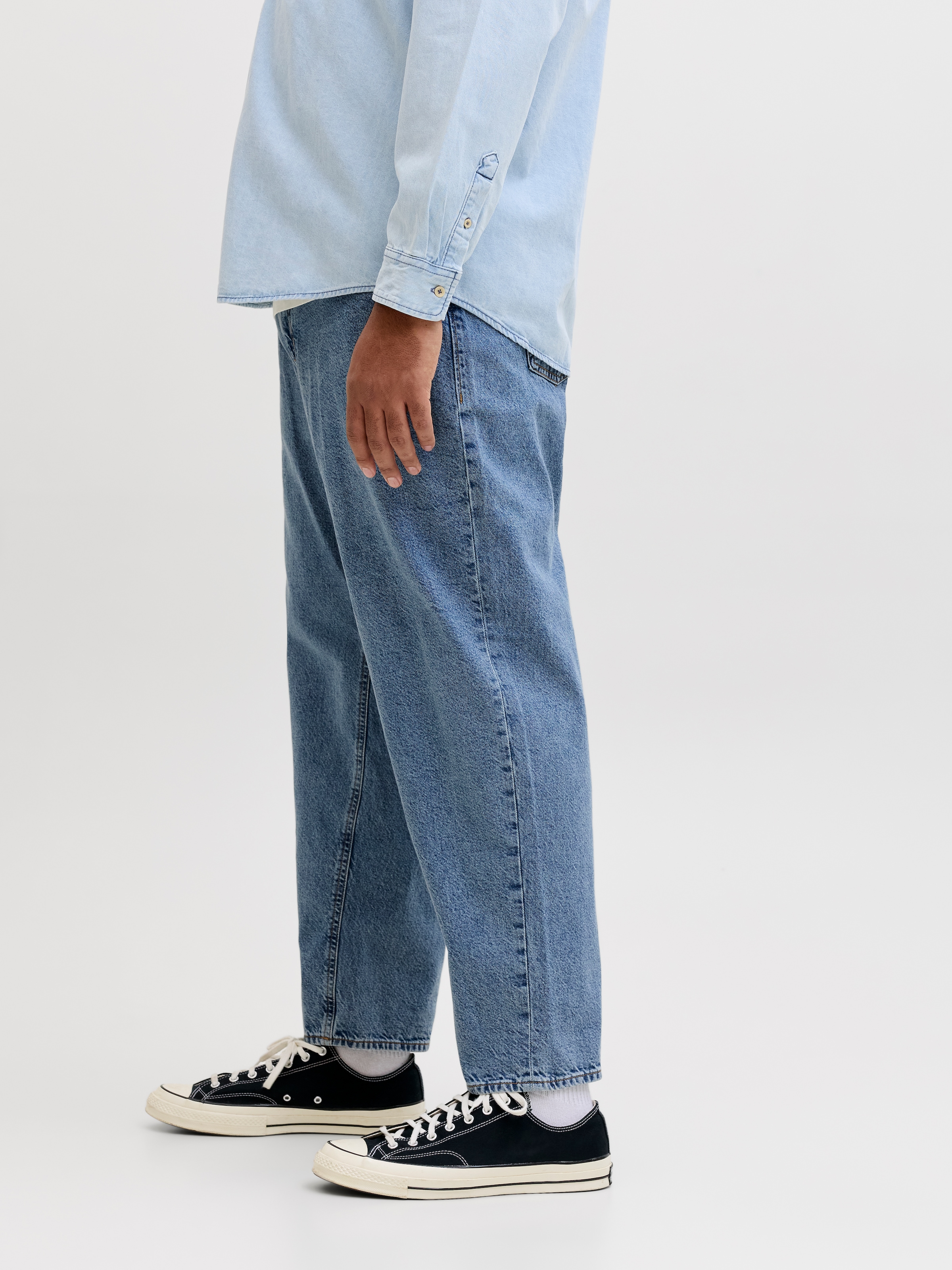 Jack & Jones PlusSize Jeans Relax-fit »JJICHRIS JJORIGINAL SQ 7« avec design cinq poches