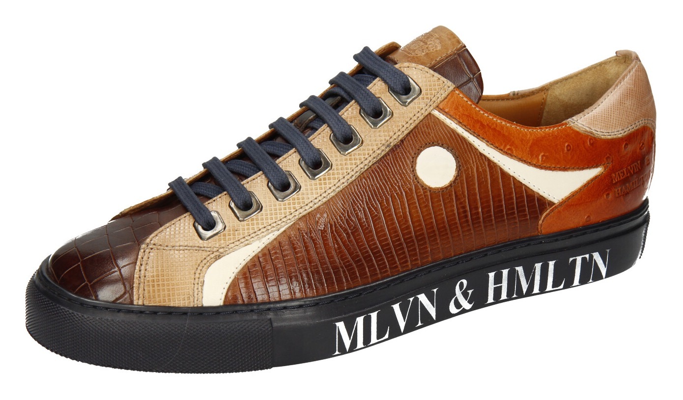 Melvin & Hamilton Schnürschuh »Harvey 9 vegetabil gegerbt«, mit Kroko-Prägung kaufen