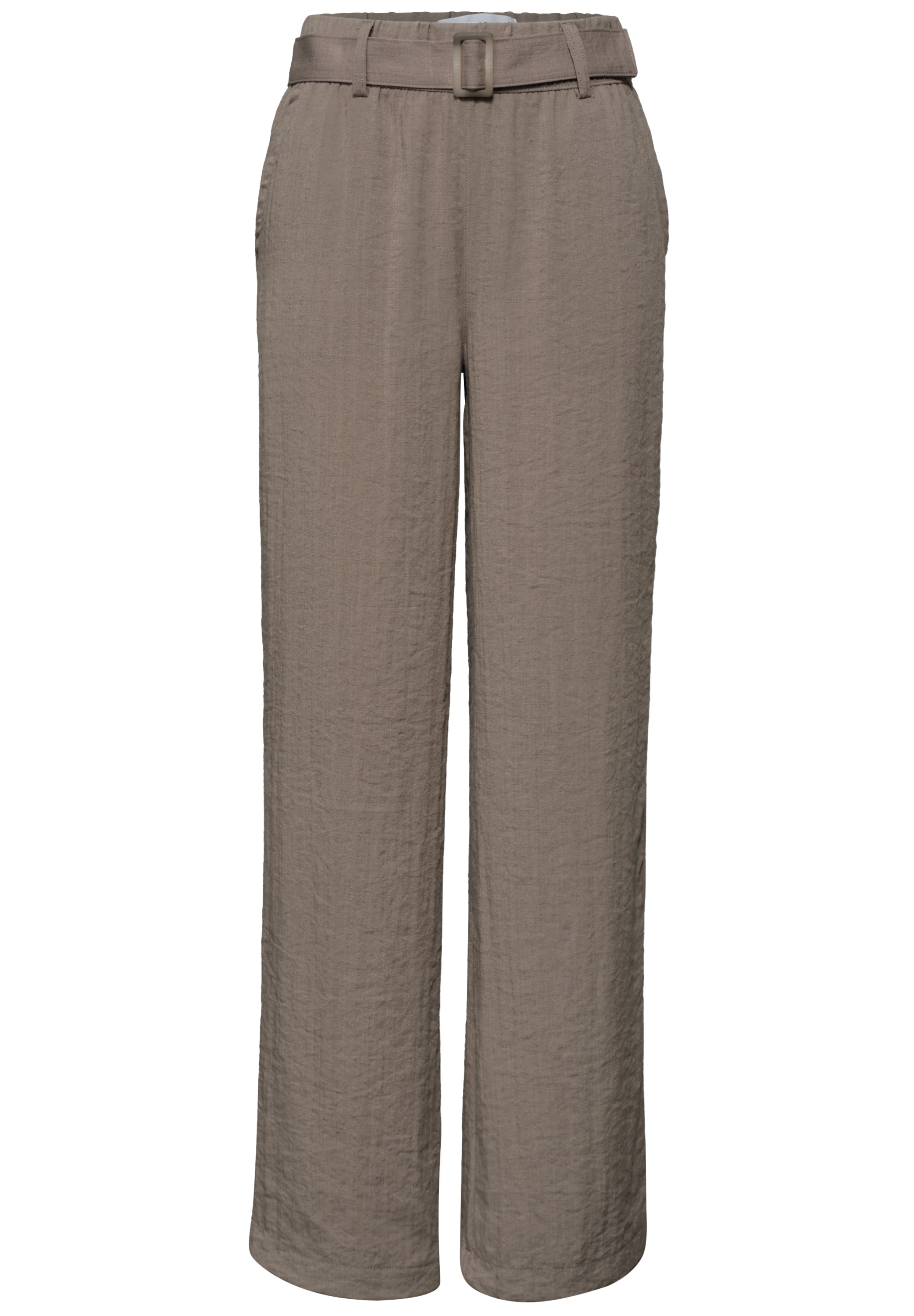 STREET ONE Schlupfhose  Leinenoptik