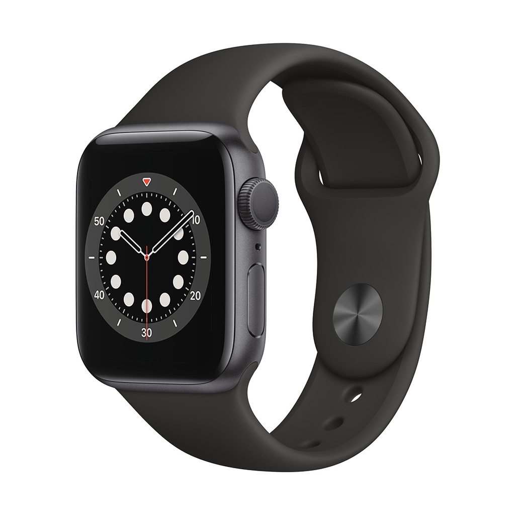 Image of Apple Smartwatch »Serie 6, GPS, 40 mm Aluminium-Gehäuse mit Sportarmband«, (Watch OS MG133FD/A) bei Ackermann Versand Schweiz