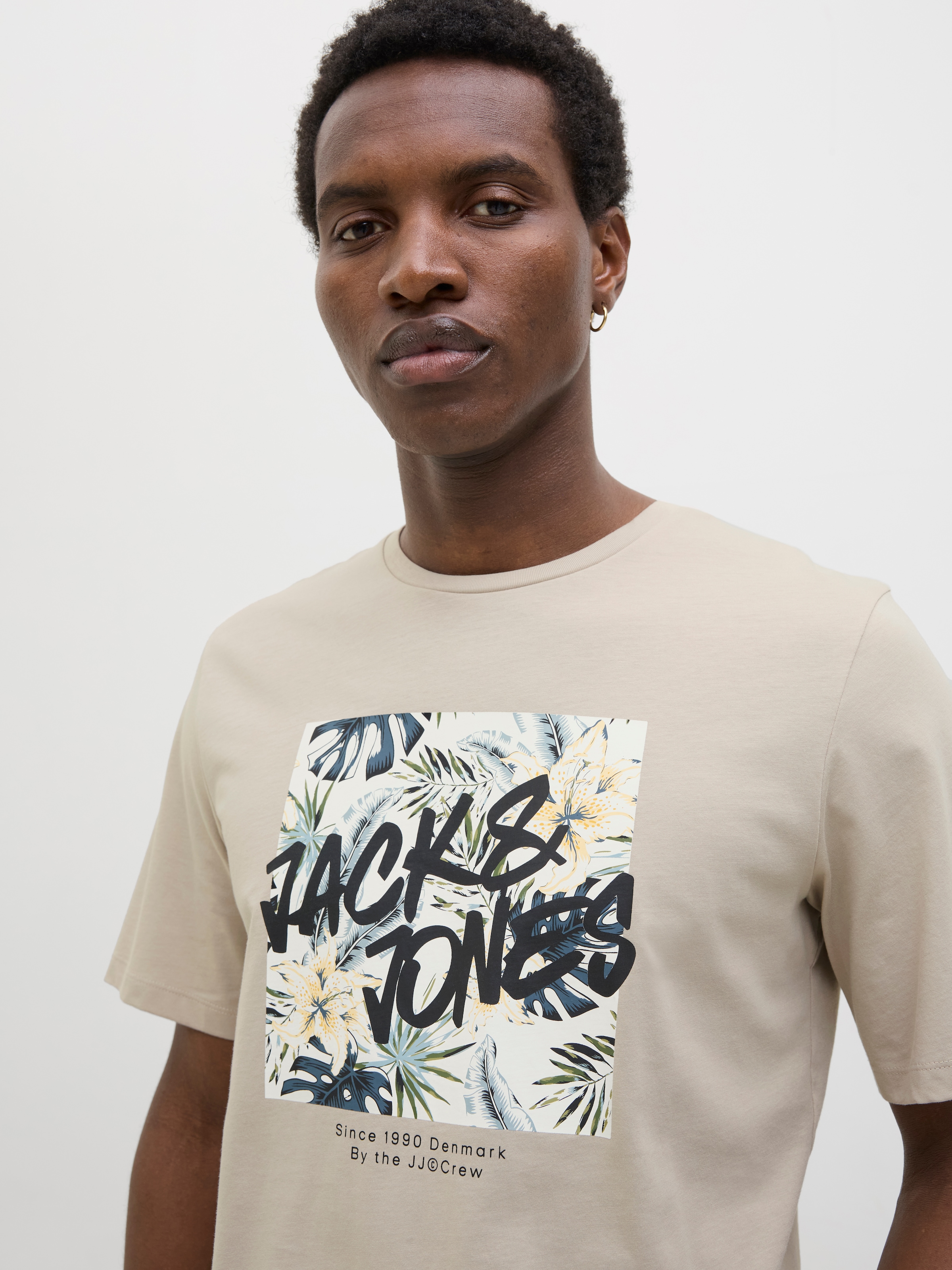 Jack & Jones Print-Shirt »JJHAWAII SHAPE TEE SS CREW NECK«