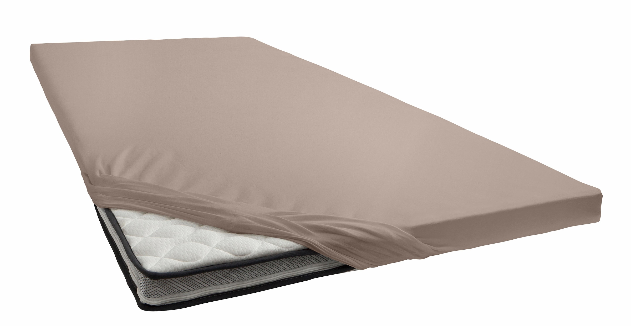 Image of Primera Spannbettlaken "Elasthan-Feinjersey Topper" Aus 95% gekämmter Baumwolle und 5% Elastan