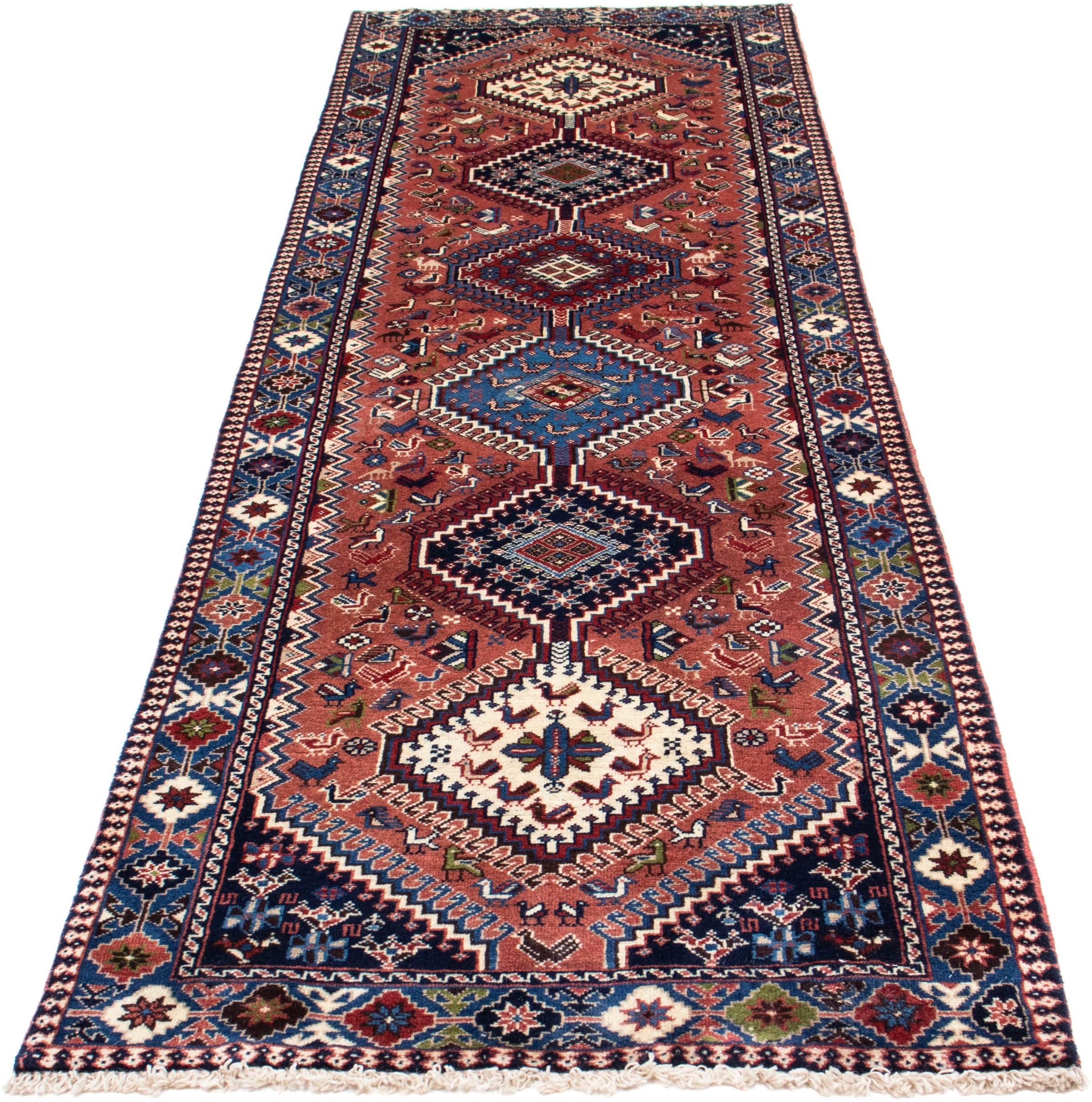 Image of morgenland Orientteppich »Perser - Nomadic - 282 x 83 cm - mehrfarbig«, rechteckig, 10 mm Höhe, Wohnzimmer, Handgeknüpft, Einzelstück mit Zertifikat bei Ackermann Versand Schweiz