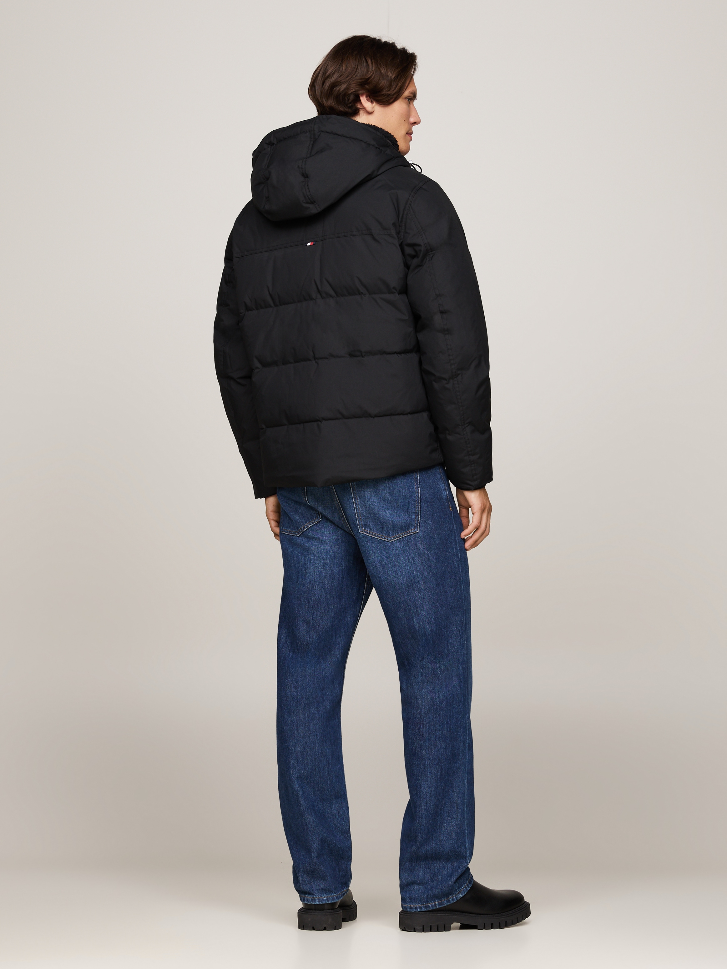 Tommy Hilfiger Parka »ROCKIE UTILITY HOODED JACKET«, mit Kapuze, Abnehmbare Kapuze mit Kordelzug, 2-Wege-Reissverschluss