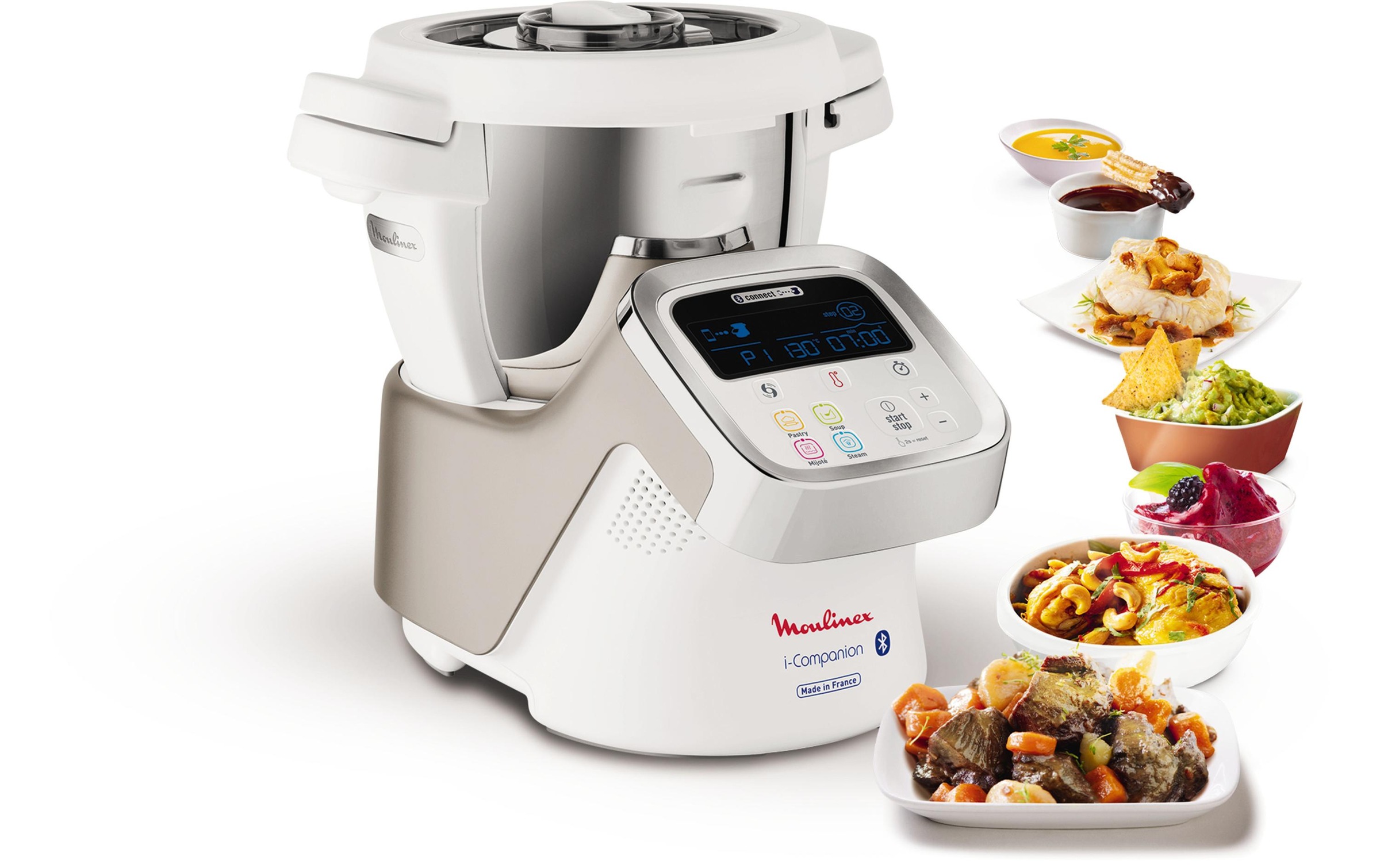 Moulinex Küchenmaschine »I-COMPANION Weiss Silberfarben«