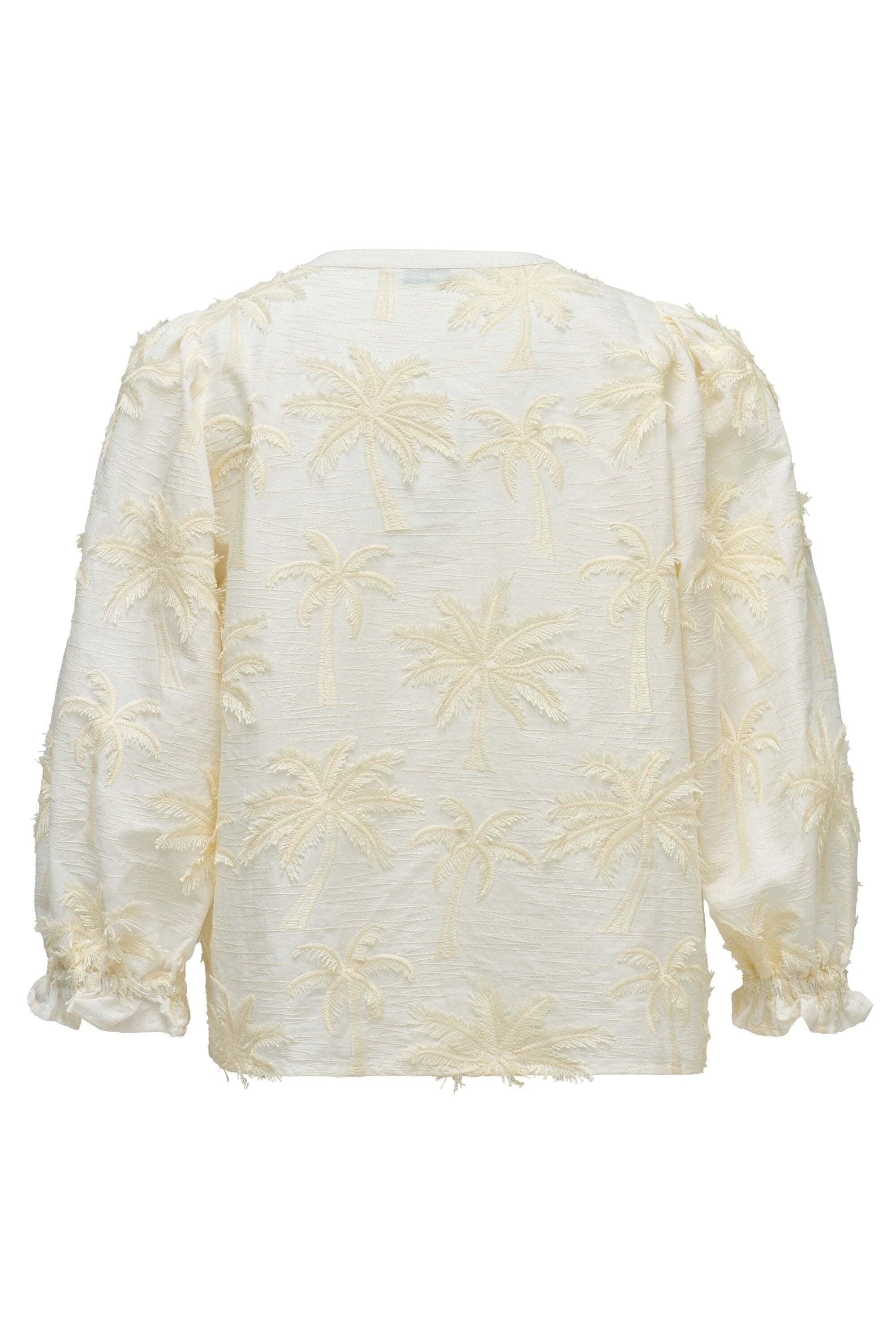 Salsa Blouse à manches longues »Salsa Jeans Langarmbluse Blouse Textured 3D Fabric Effect«