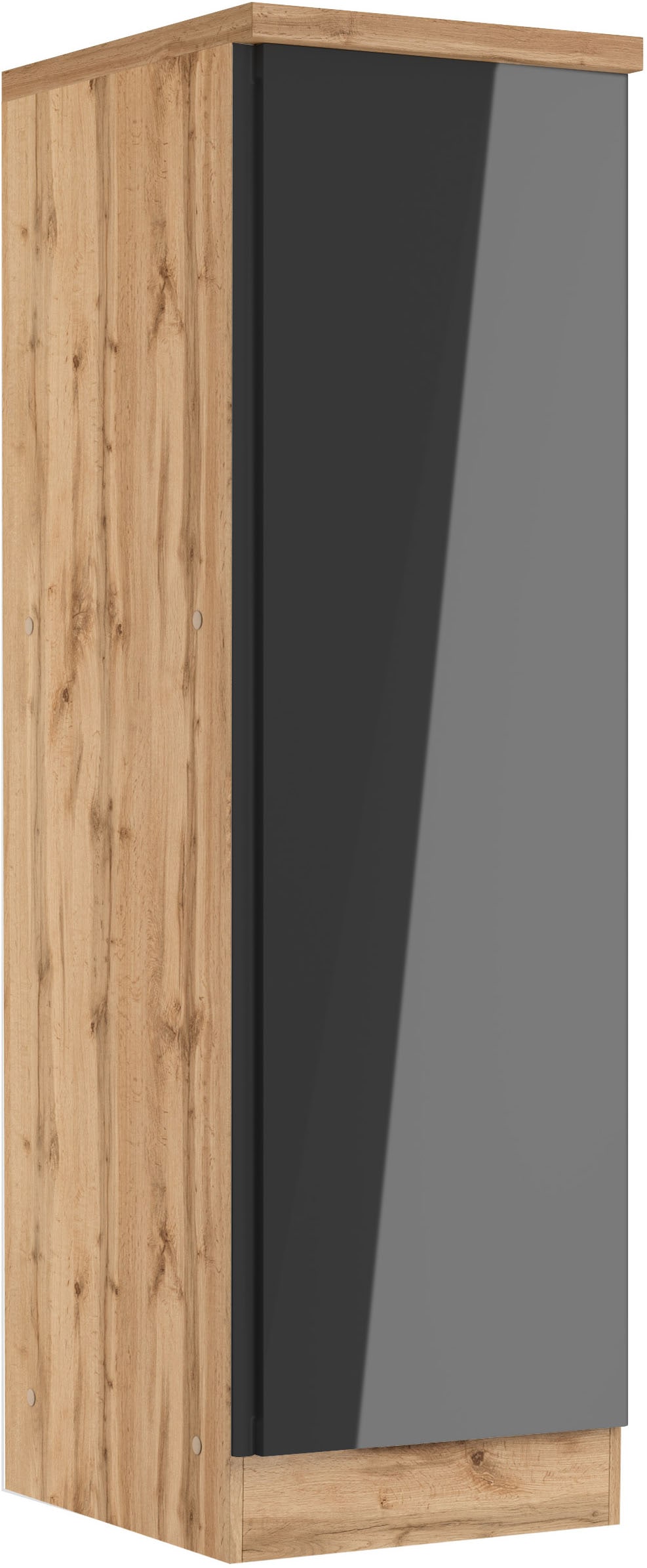 KOCHSTATION Vorratsschrank »KS-Virginia,neu in verbesserter Ausführung« Arbeitsplatte 38 mm stark, Stauraum, Softclose,  Masse (B/H/T): ca. 50/166/60 cm, Türanschlag frei wählbar