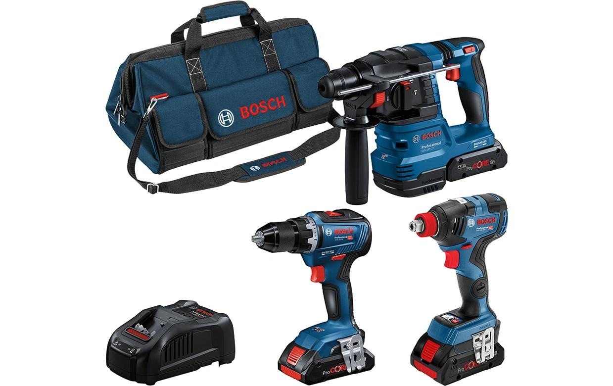 Image of Bosch Professional Werkzeugset "18 V Combo Kit"