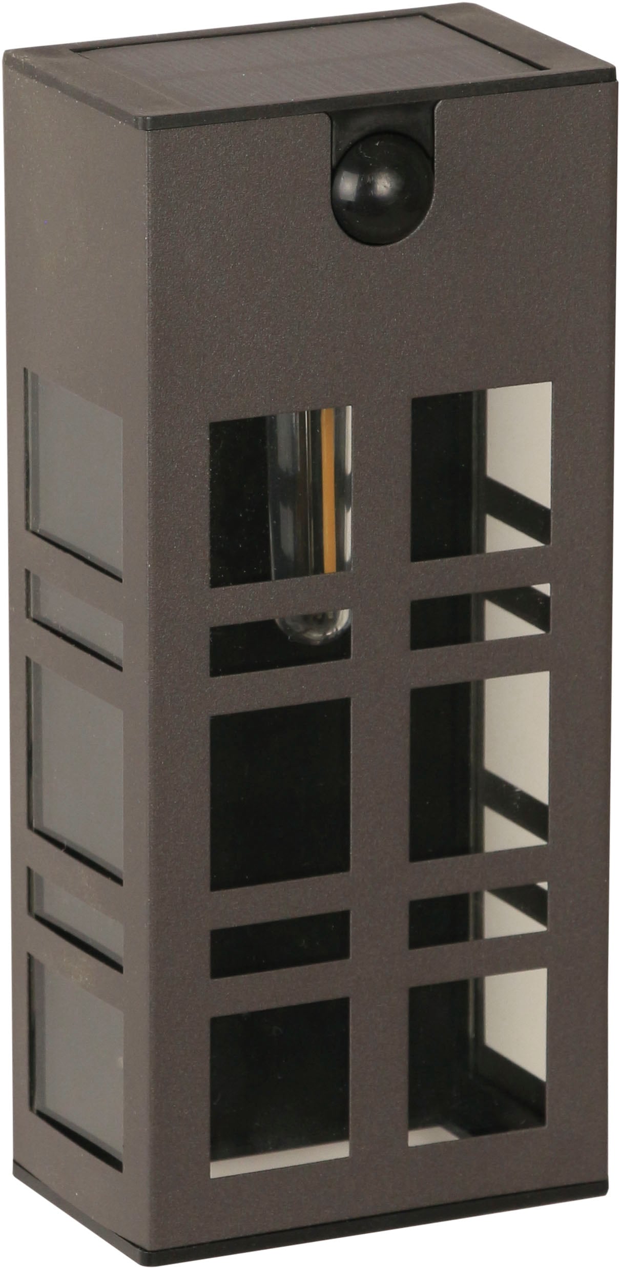 LUXFORM Lampe murale extérieure »Solar-Intelligente Hybrid-Wandleuchte - Oregon« Module LED 1 cuis Mode crépusculaire (10LM) et mode détection (50LM)