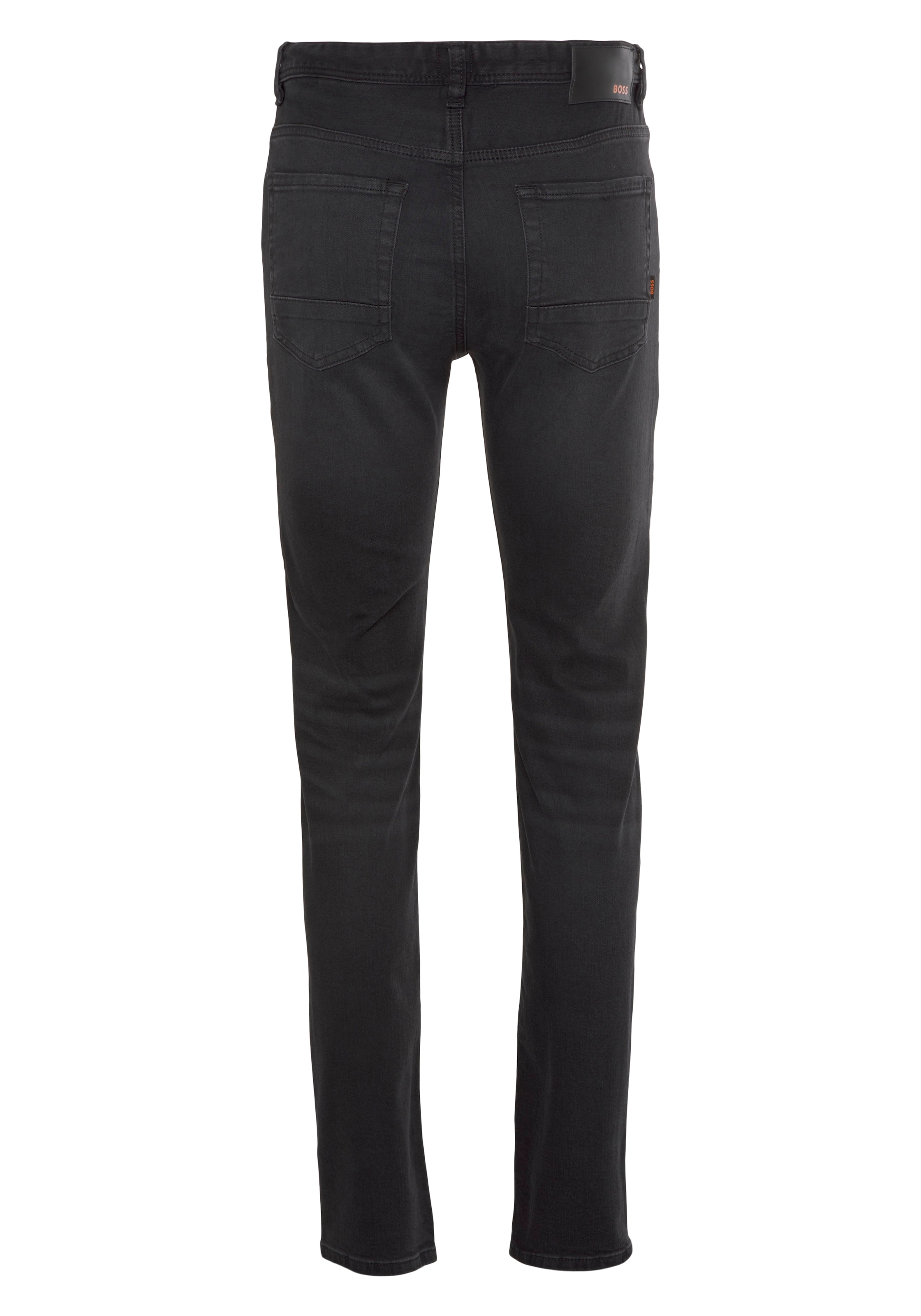 BOSS ORANGE Tapered-fit-Jeans »Taber BC P«, mit Leder-Badge