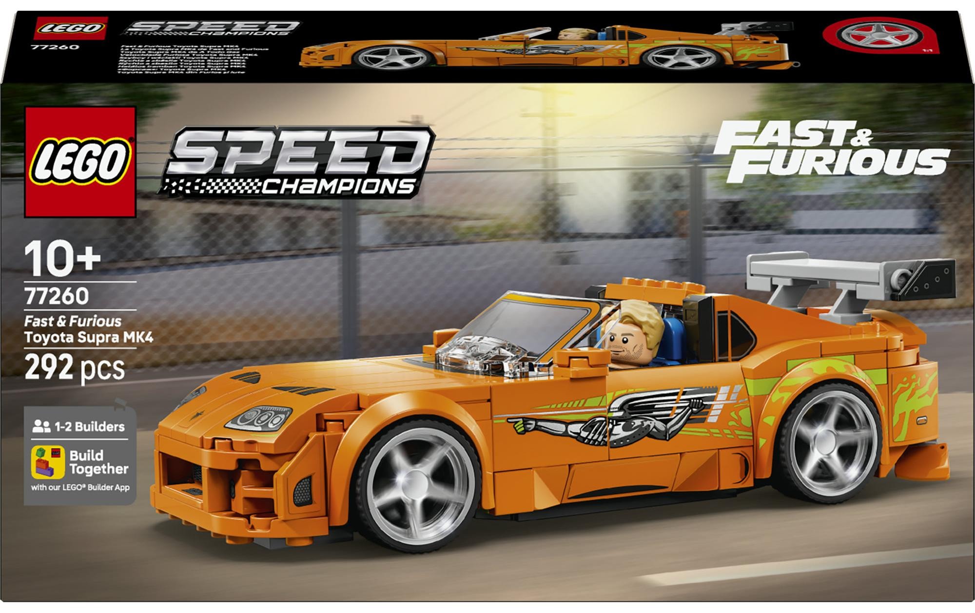 LEGO® Konstruktionsspielsteine »The Fast and The Furious Toyota Supra MK4 (77260)« LEGO Speed Champions; Made in Europe
