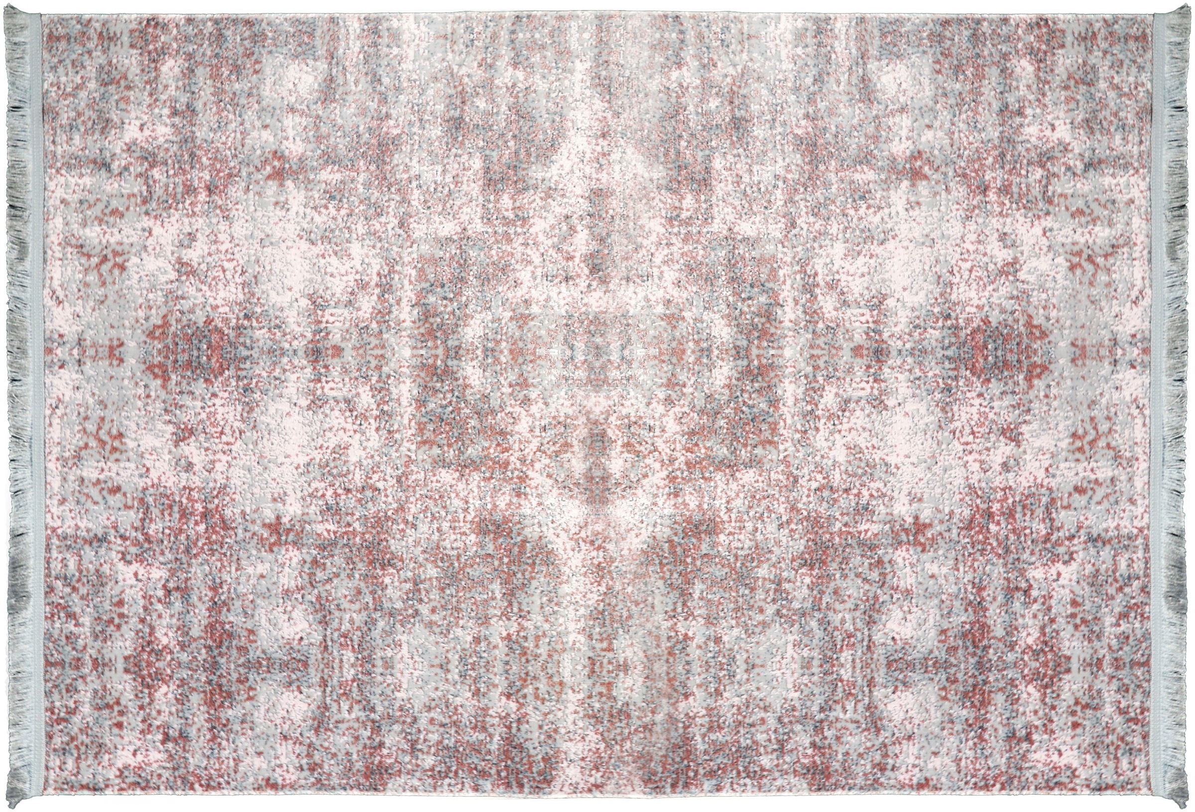 Image of RESITAL The Voice of Carpet Teppich »Lucca 6005«, rechteckig, 5 mm Höhe, gewebt, leichter Glanz durch Viskose, mit Fransen, ideal im Wohnzimmer & Schlafzimmer bei Ackermann Versand Schweiz