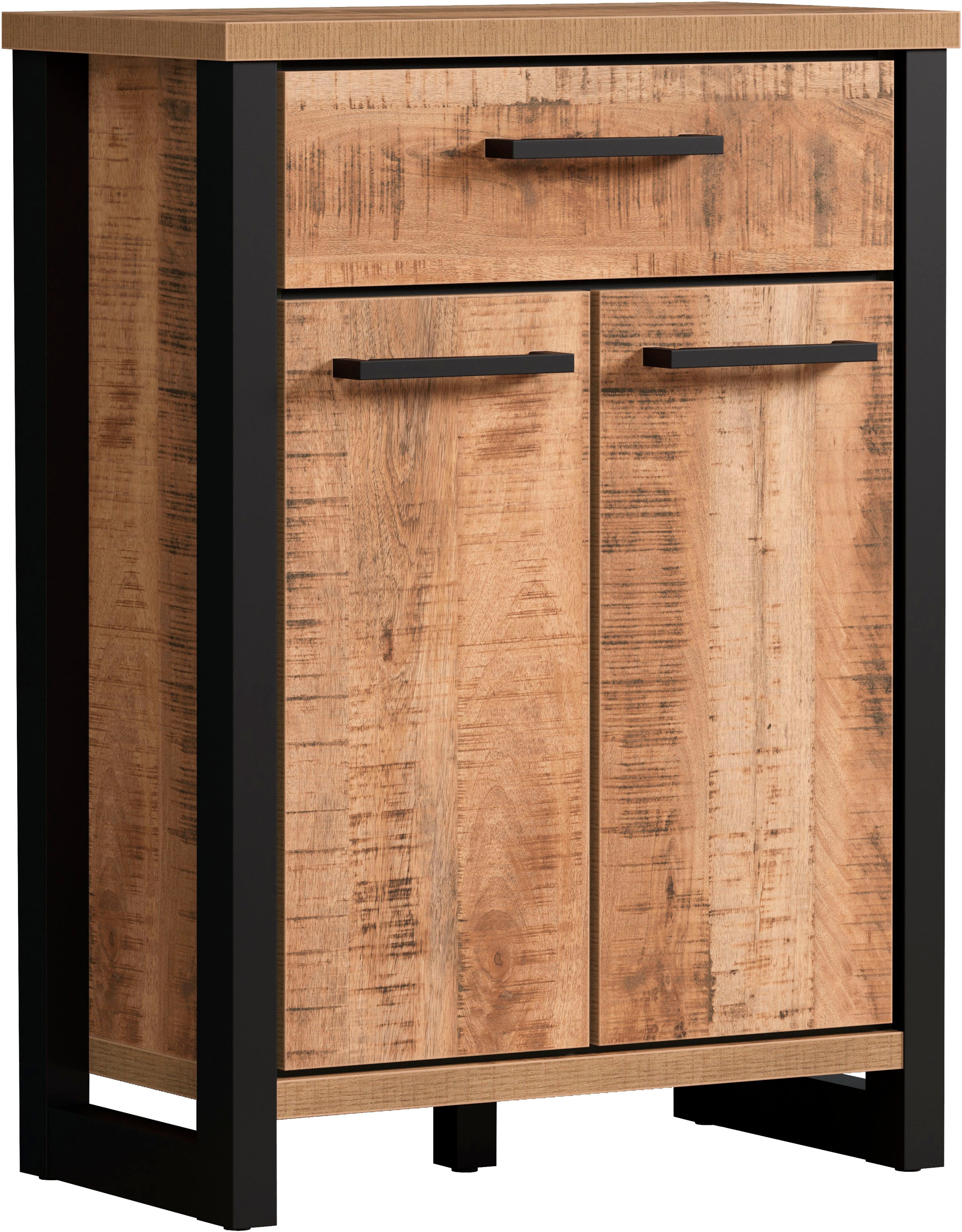 Image of Home affaire Kommode "Elda" 1 Stk. tlg. Kommode mit 2 Türen, 1 Schublade mit Vollauszug – (B/T/H) 73/39/100 cm