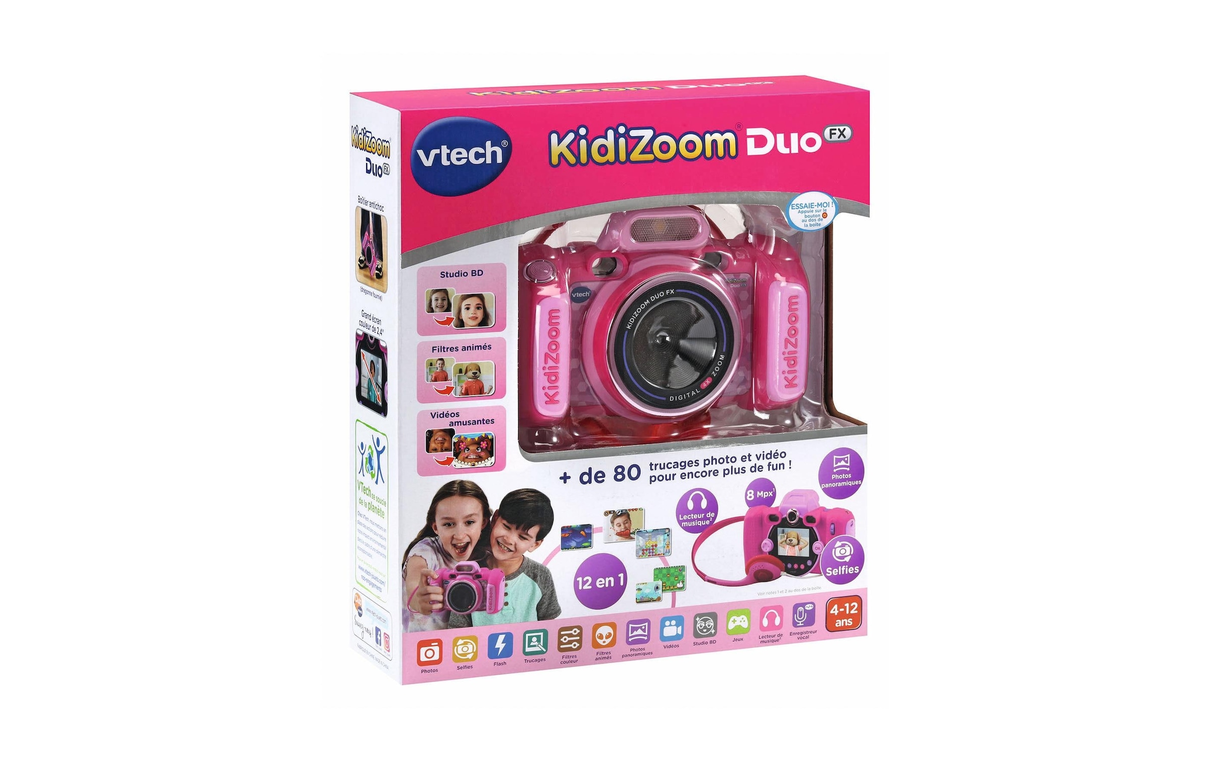 Duo Rosa« -FR- ohne »Kidizoom Vtech® bestellen FX Kinderkamera Mindestbestellwert Trendige
