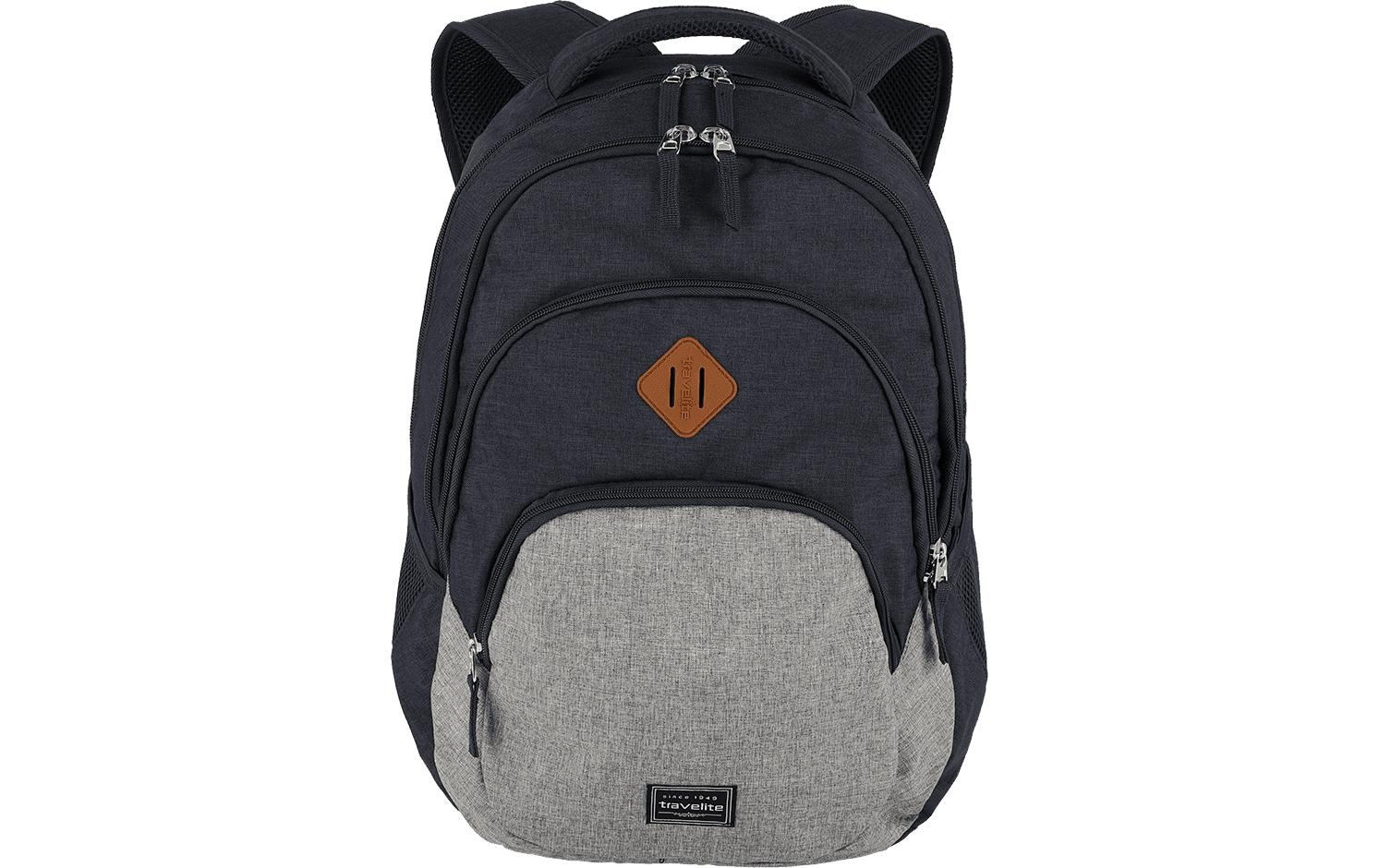 travelite Rucksack »BASICS Melange« ideal für Freizeit, Arbeit, Schule und Reisen