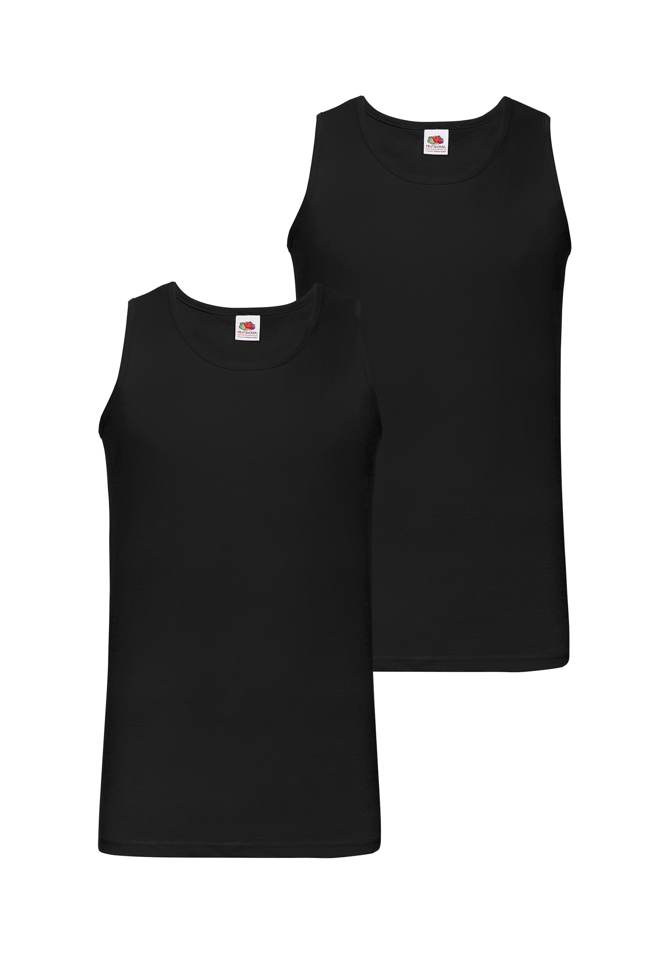 Image of Fruit of the Loom Tanktop Packung, 2 Stk. aus reiner Baumwolle