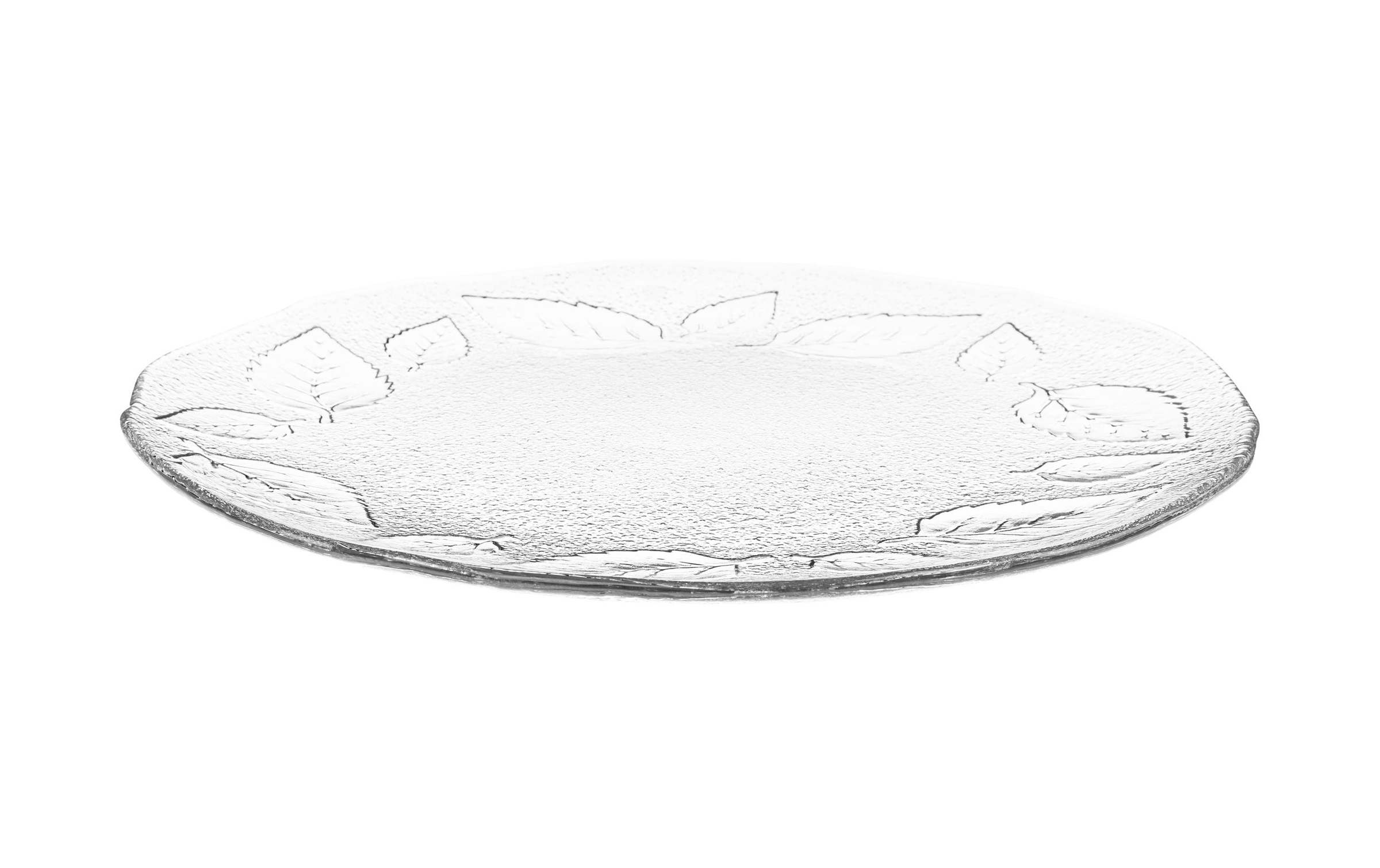 Glasi Hergiswil Servierplatte »Birkenblätter«