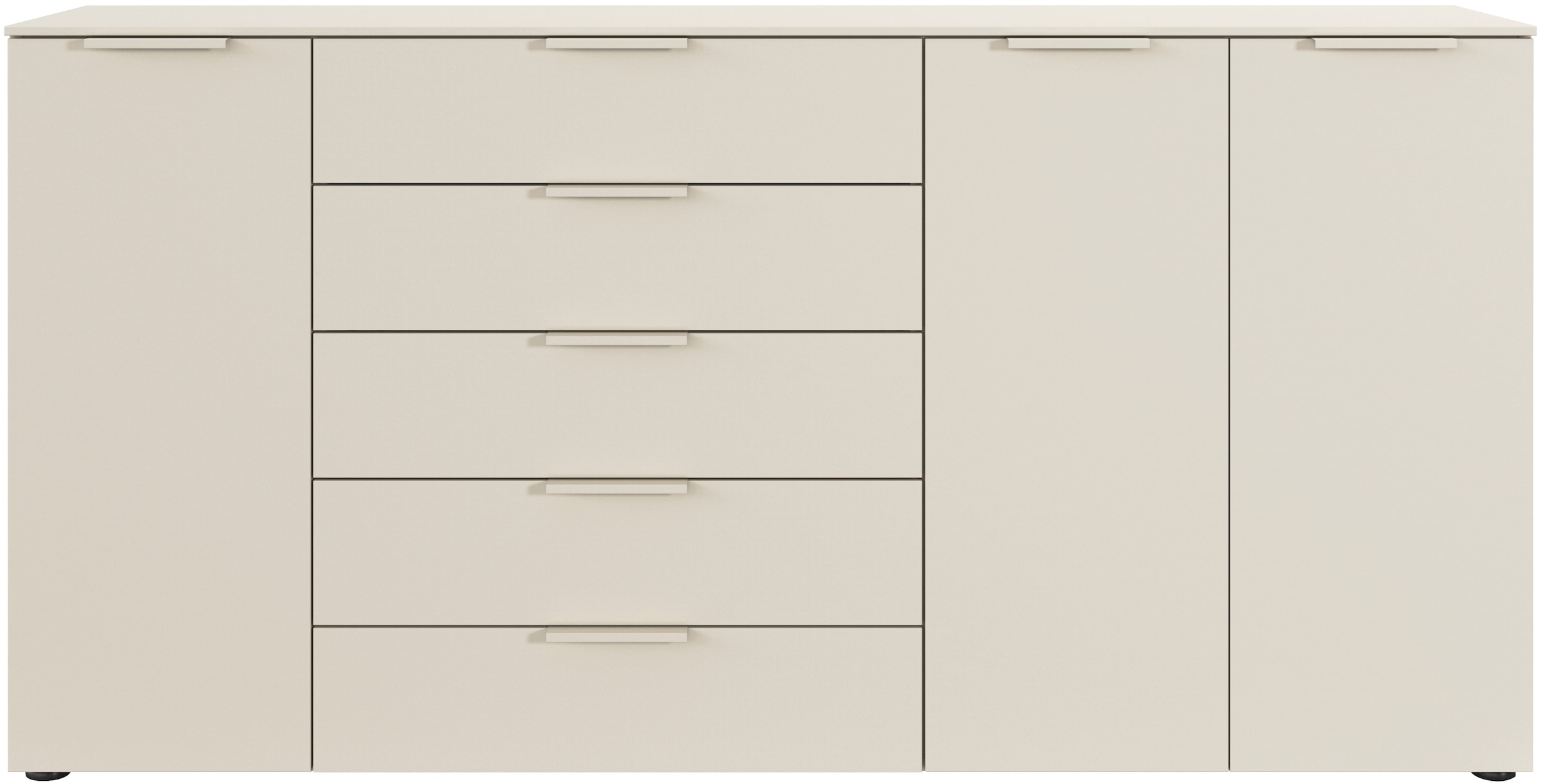 rauch Schubkastenkommode »Kommode Türkommode Sideboard Kombikommode FLIPP« Breite 200 cm mit 4 Einlegeböden,  3-türig mit  5 Schubladen und Soft-Close-Funktion