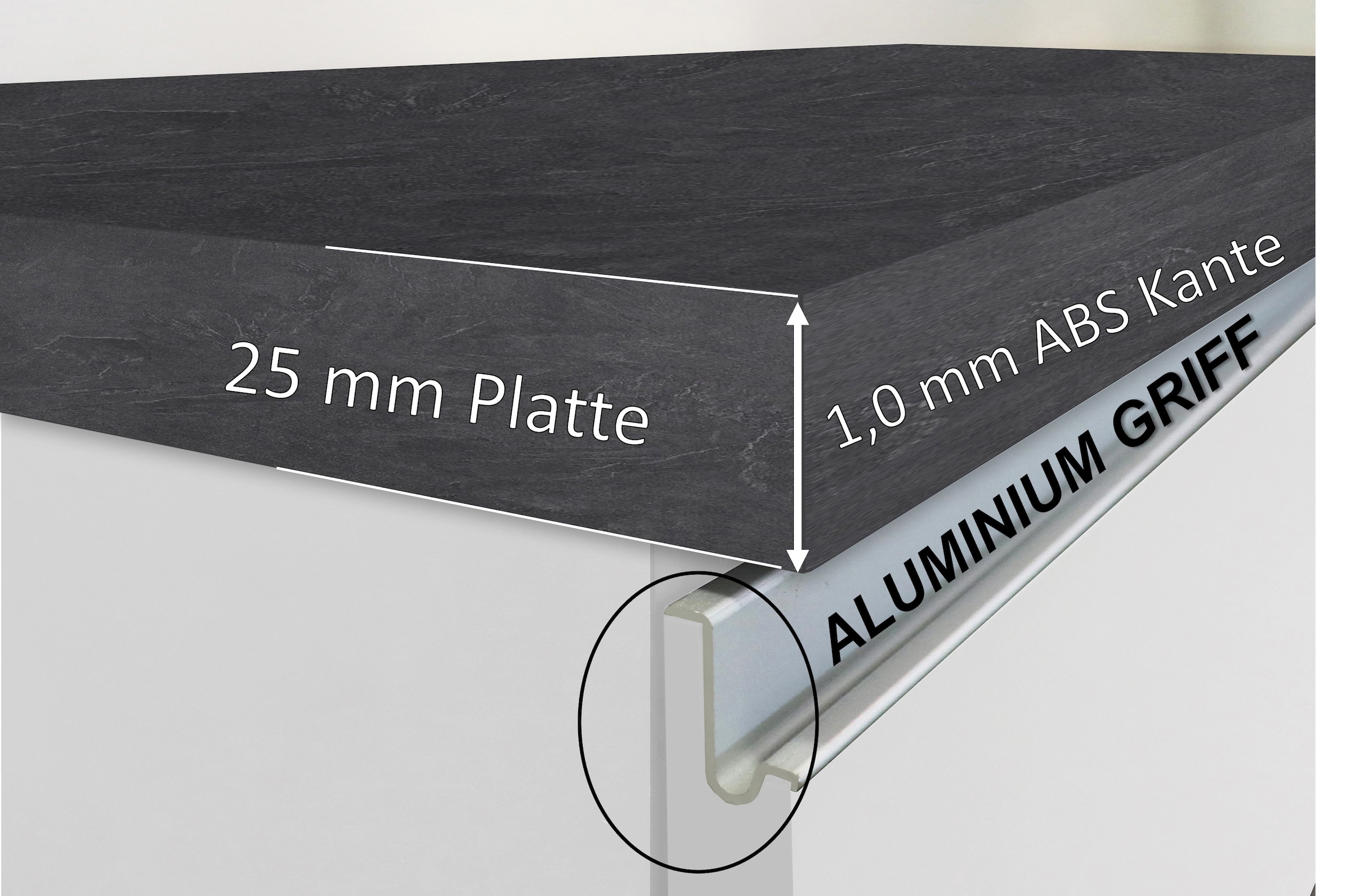 Kochstation Kücheninsel »KS-Sole«, Breite 125 cm, ohne E-Geräte