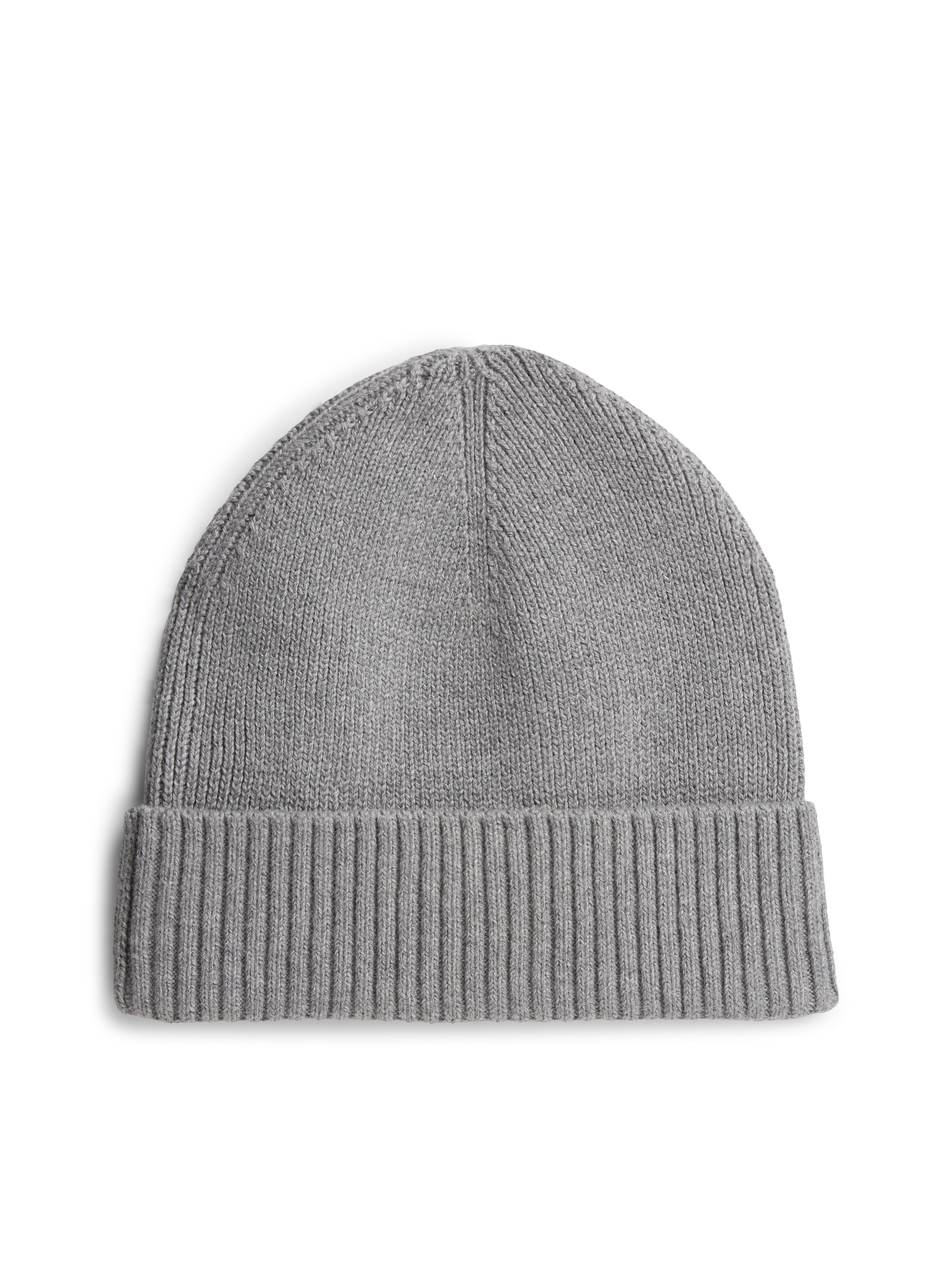 Tommy Hilfiger Bonnet tricoté »TH FLAG PIMA COTTON BEANIE« bonnet avec broderie logo, avec part de cachemire, unisexe