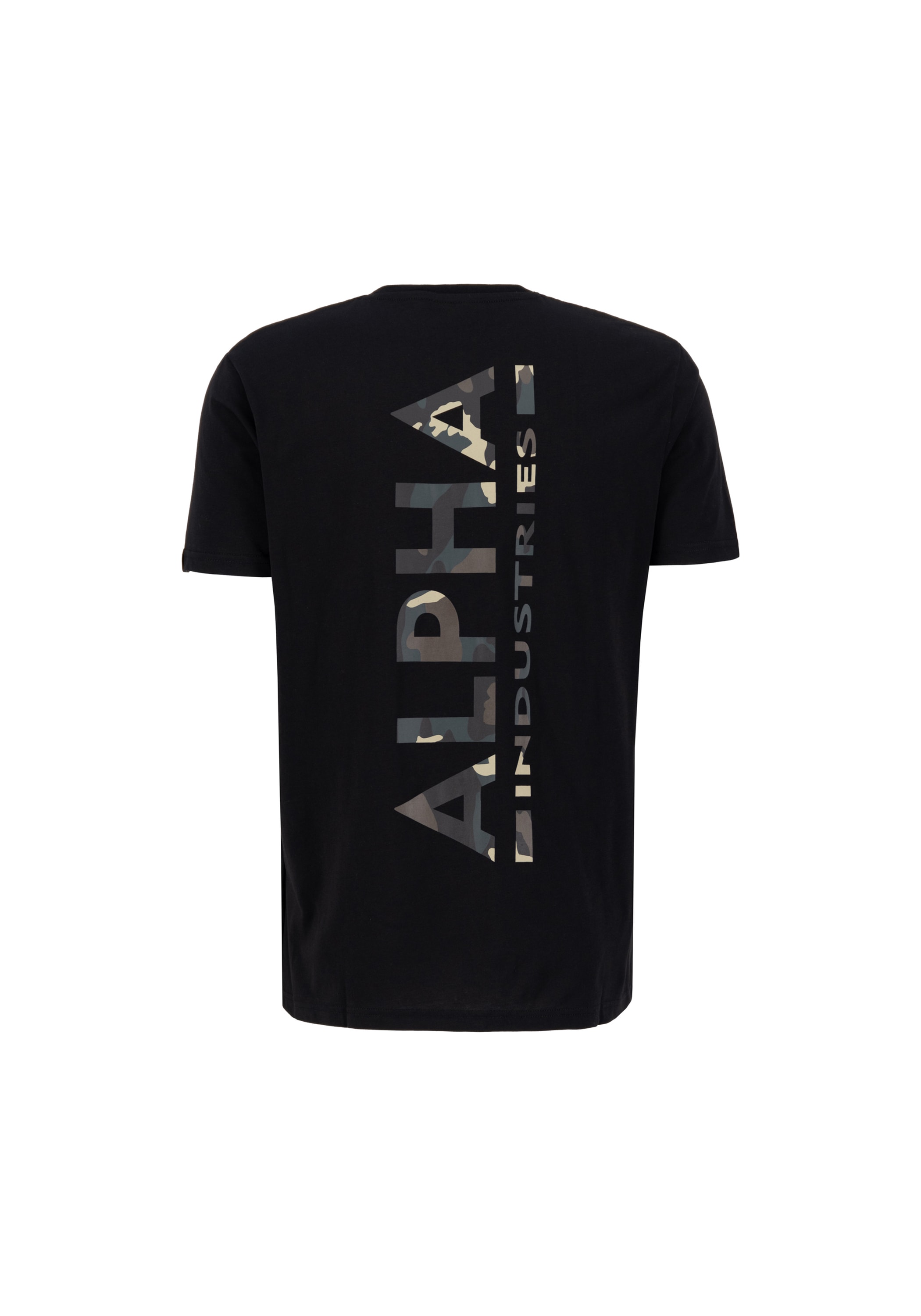 T-Shirt »ALPHA INDUSTRIES Men - T-Shirts Backprint T Camo Print«