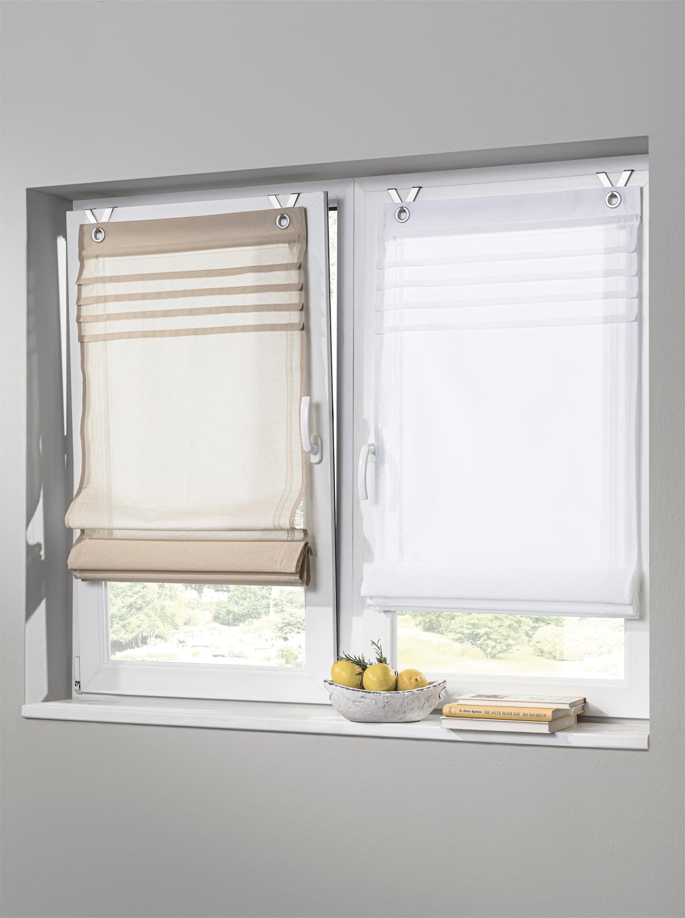 heine home Raffrollo mit Ösen