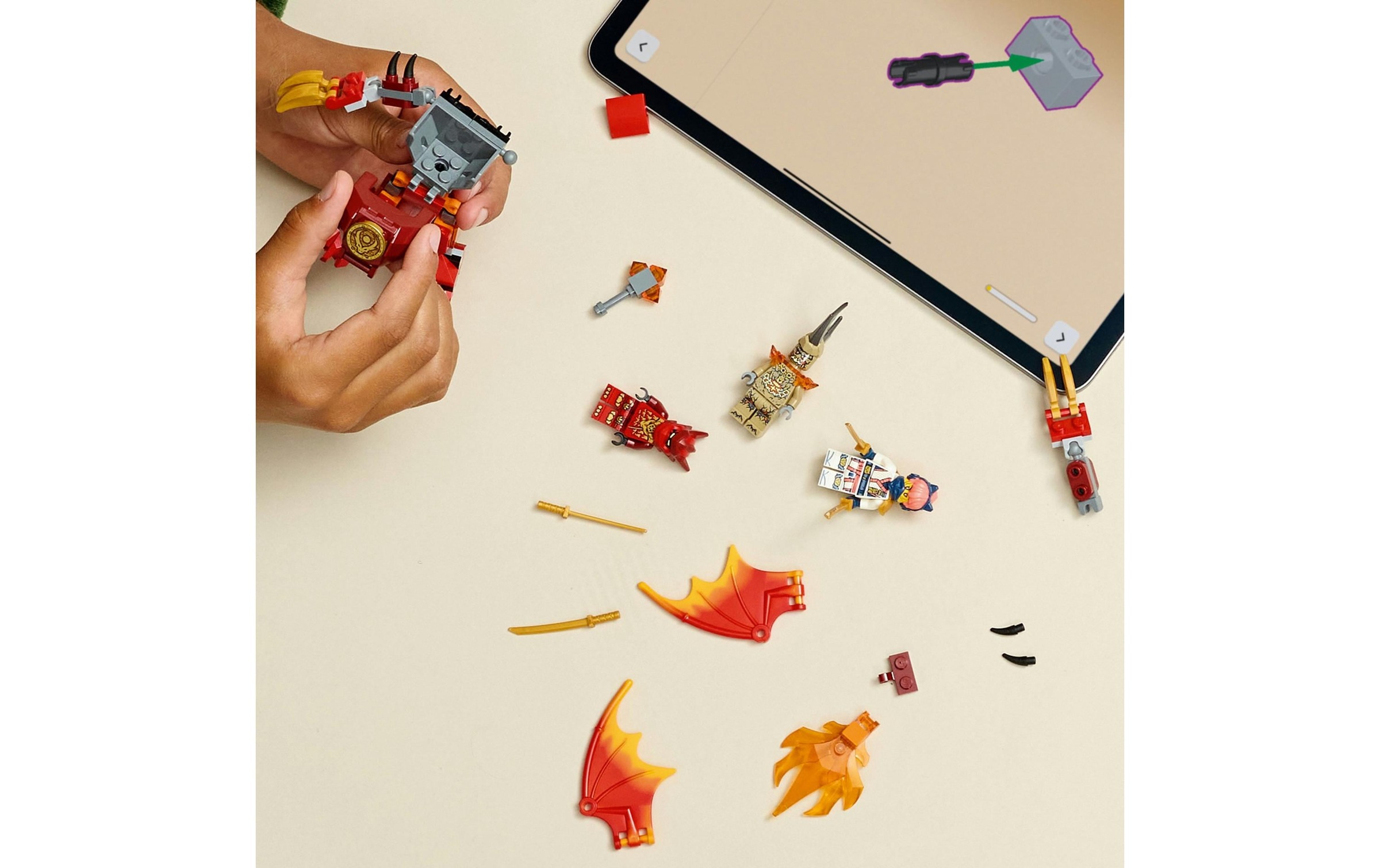   Konstruktionsspielsteine »Ninjago Kais Drachen-Mech Battle Set 71851« Kategorie: Fantasy-Welt