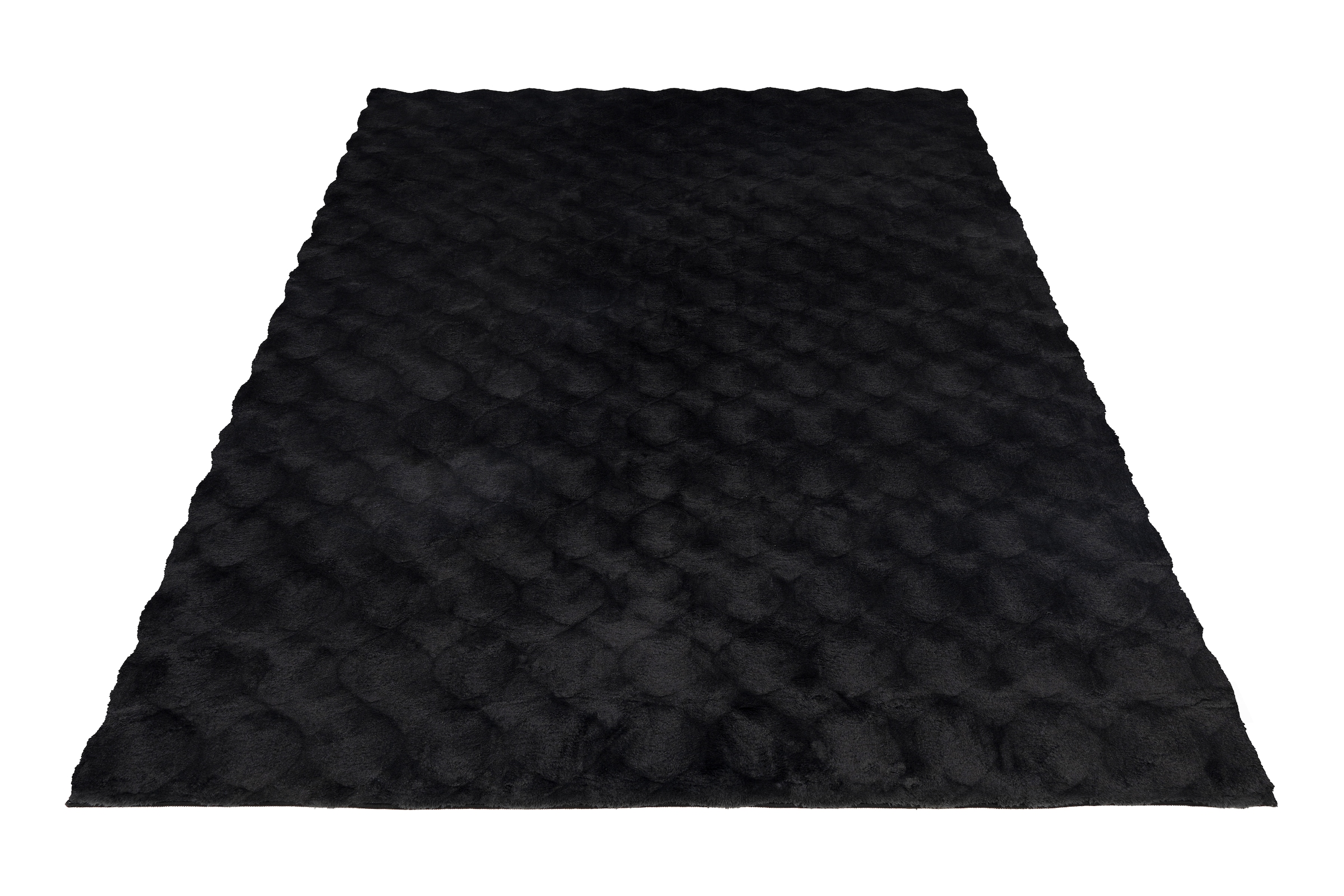 Obsession Tapis »Diamond Cut 800« Rectangulaire 30 mm Höhe Couleurs unies, effet relief, doux et moelleux, également en rond