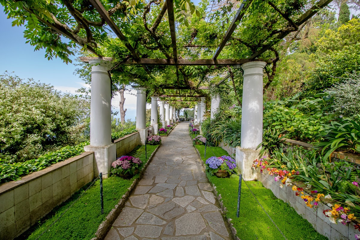 Image of Papermoon Fototapete "Capri Pergola"