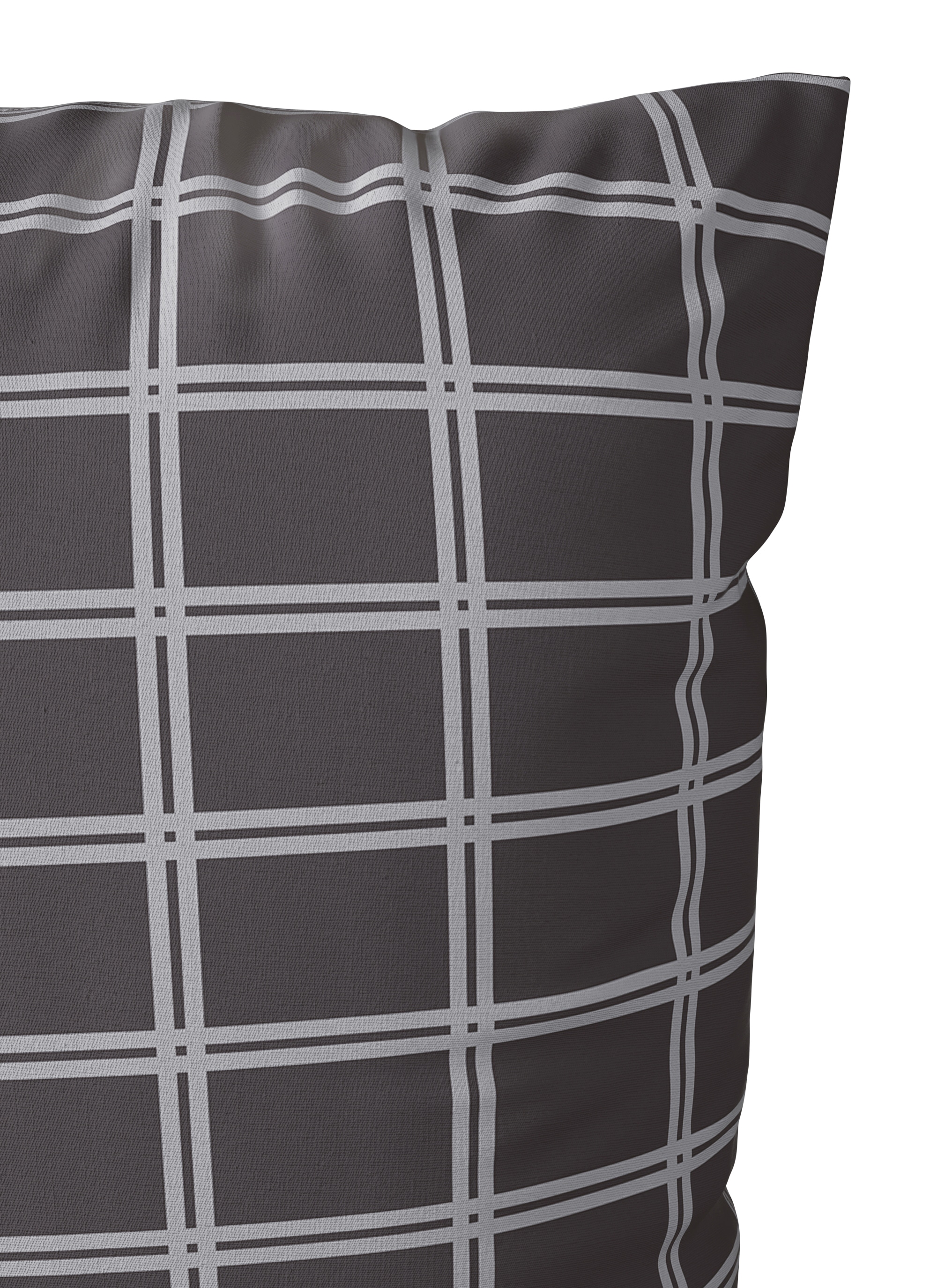 Bruno Banani Wendebettwäsche »Tova« 2 Stk. in Gr. 135x200 oder 155x220 cm, 100% Baumwolle, Karo-Design