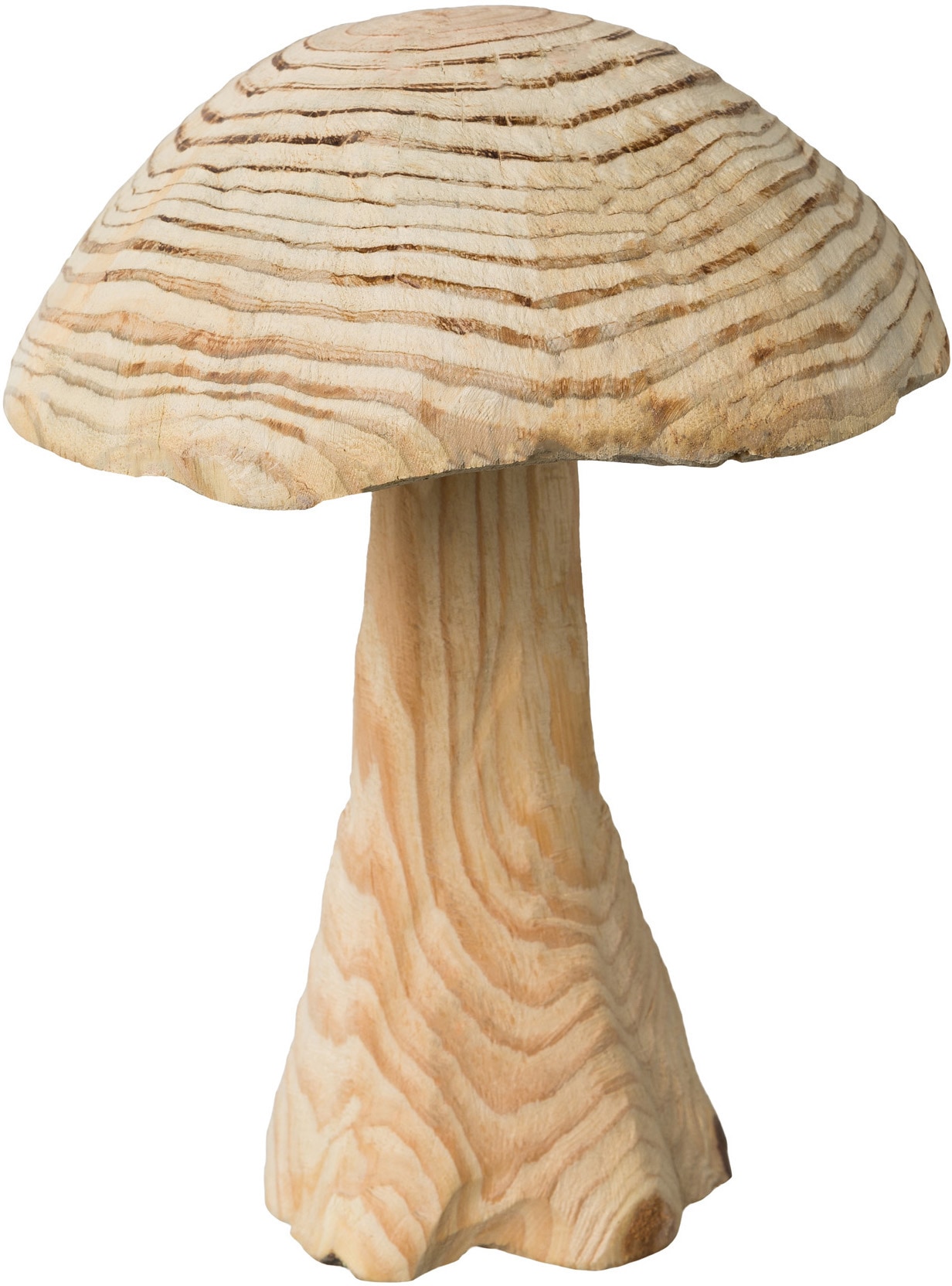 Dekoobjekt »Pilz, Weihnachtsdeko«, aus Tannenholz gefertigt