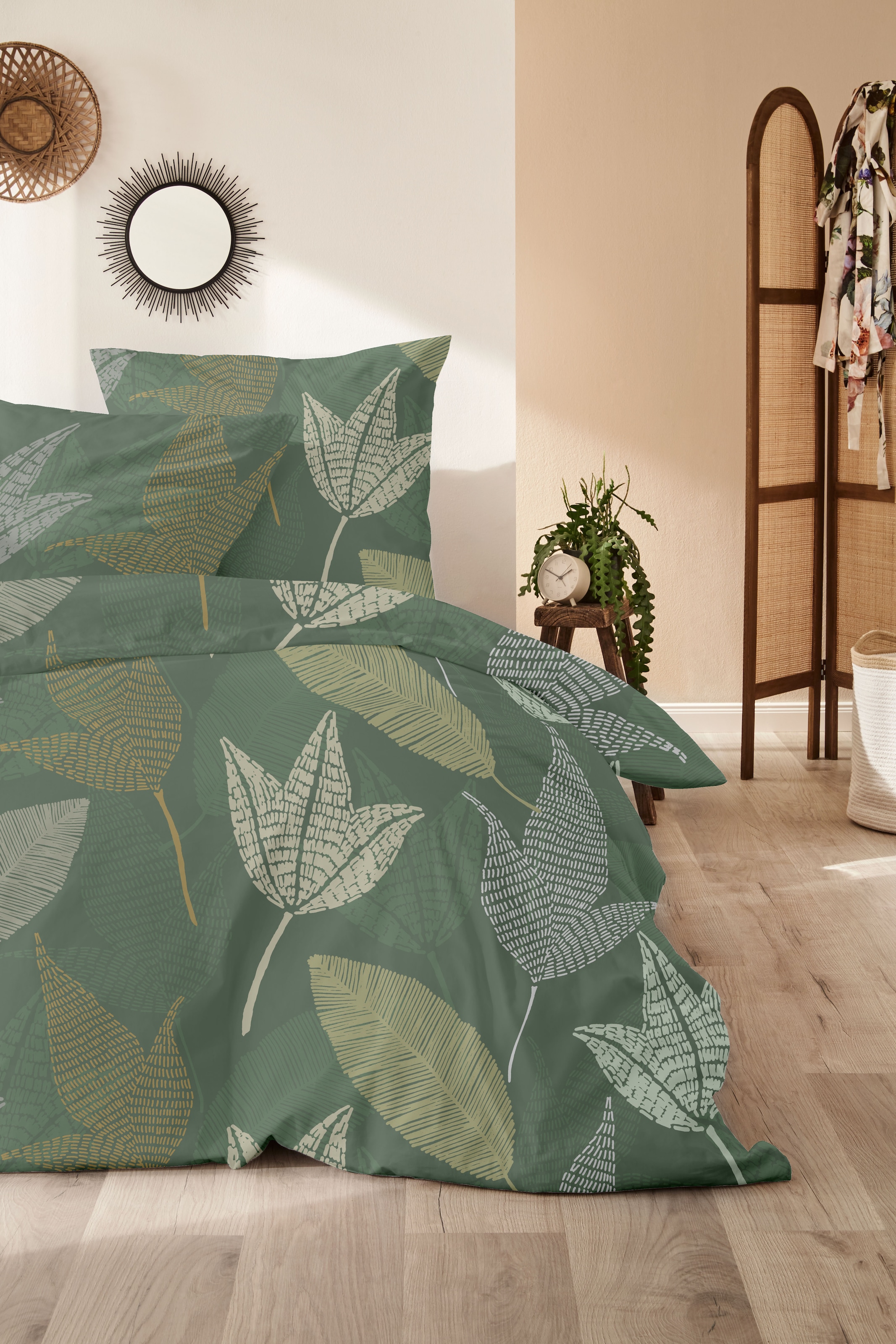 Primera Bettwäsche »Autumnleaf« 2 100 % Baumwolle Standard 100 nach Öko-Tex