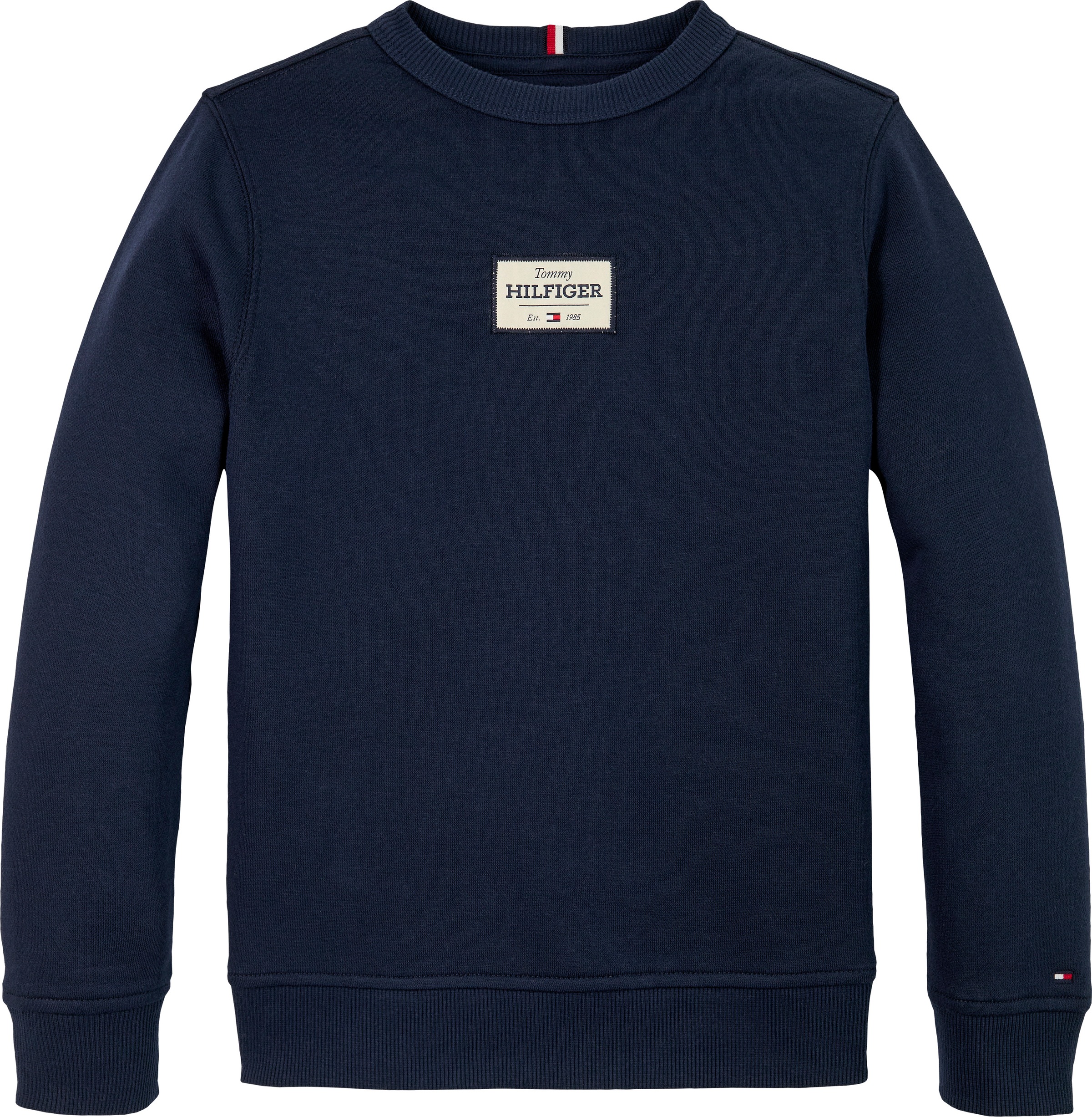 Tommy Hilfiger Sweatshirt »MONOTYPE 1985 LABEL REG SWEATSH«, mit Logo-Patch