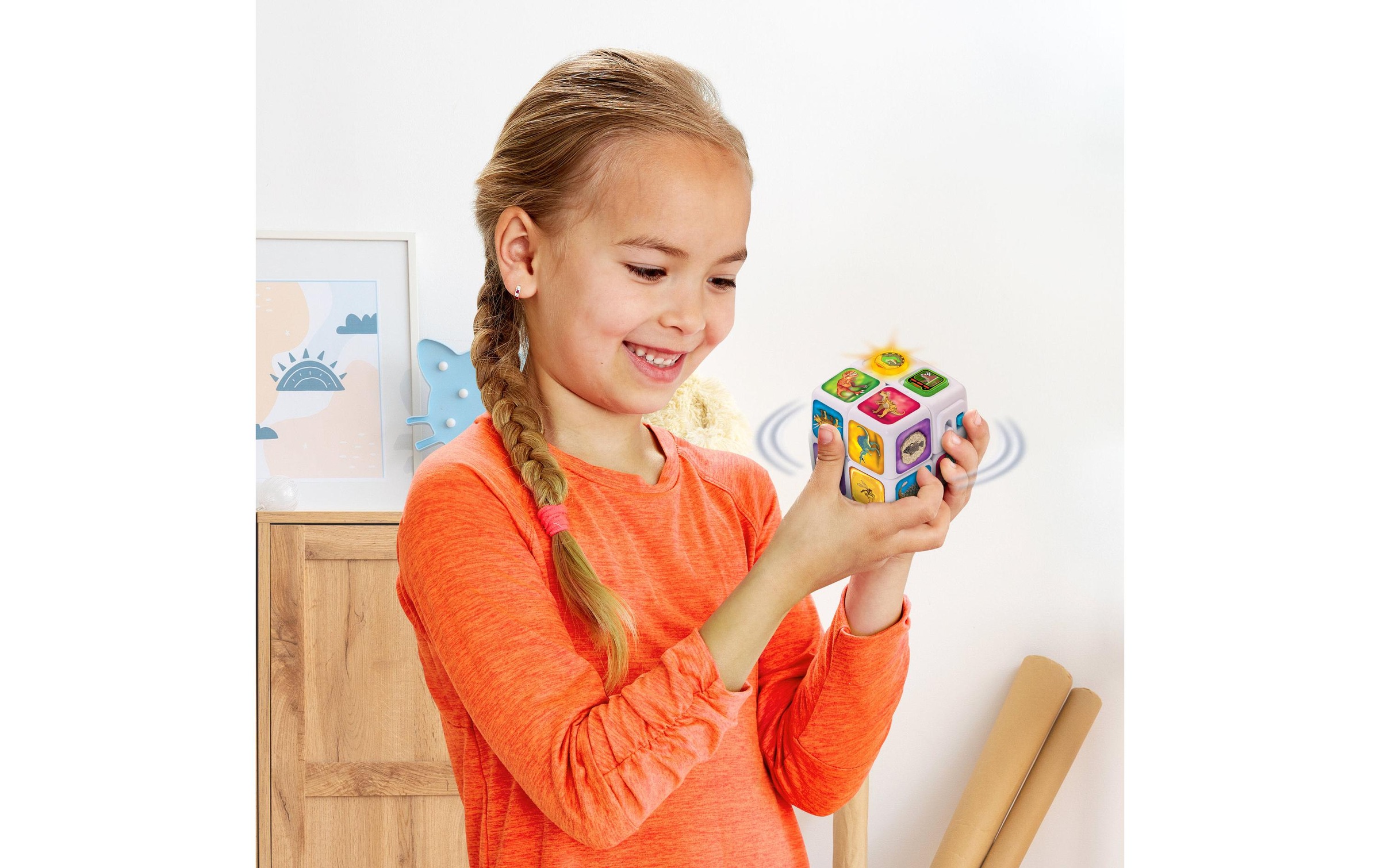 Vtech® Lernspielzeug »Twist & Learn Dino-Würfel -DE-«