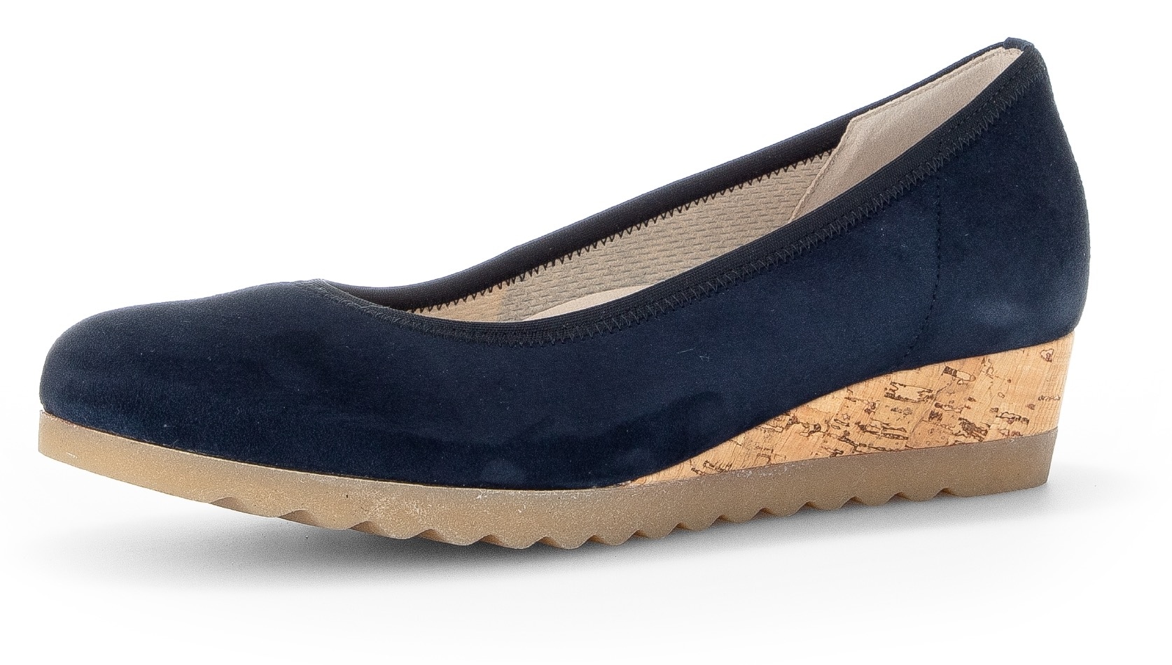 Image of Gabor Keilpumps "GENUA" Businessschuh, Heels mit Absatz in Kork-Optik
