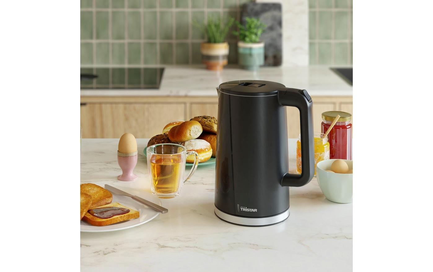 Tristar Wasserkocher »Tristar Wasserkocher Cool Touch WK-3407 1.7 l, Schwarz«