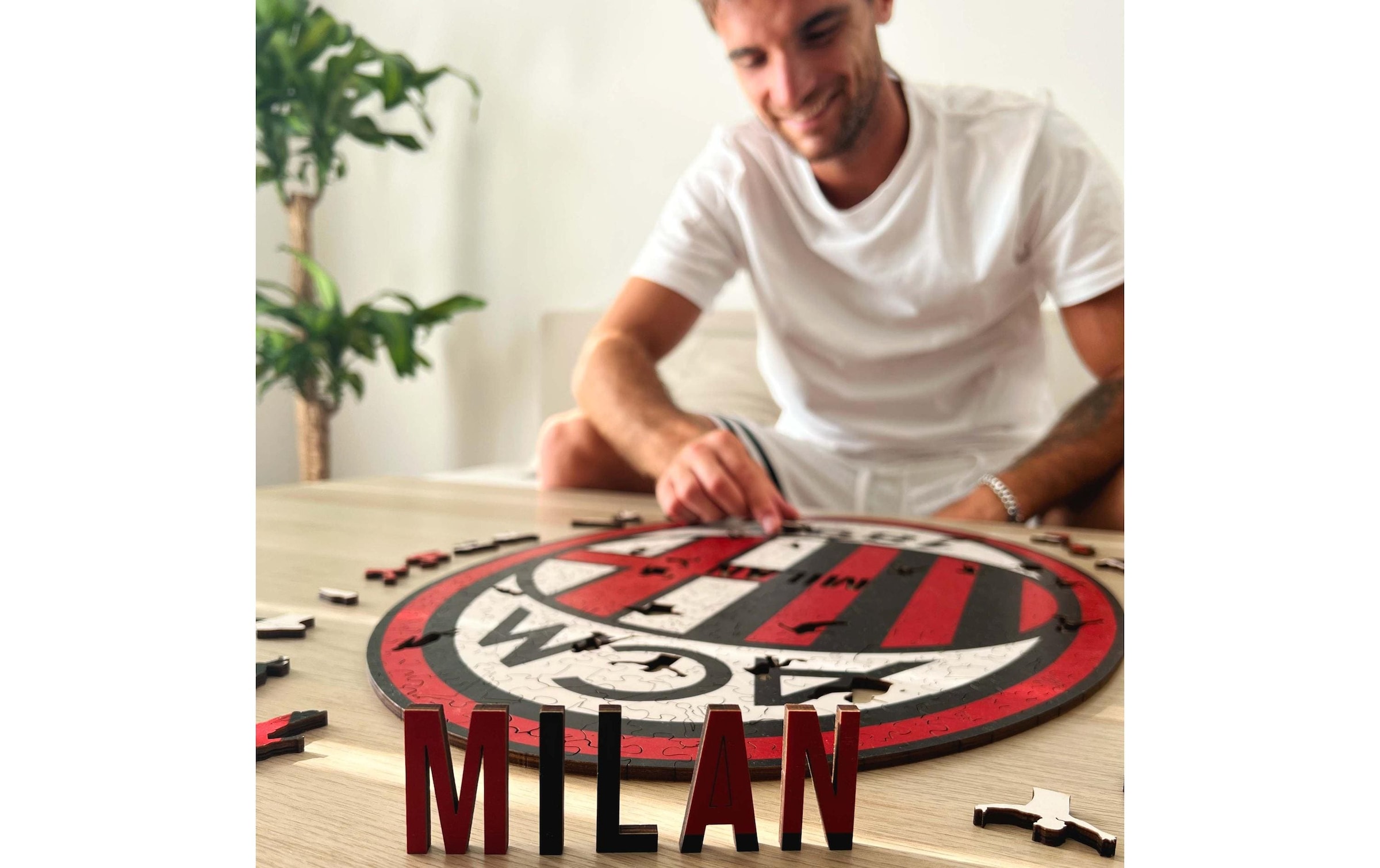   Puzzle »Iconic Puzzle AC Milan – Logo«
